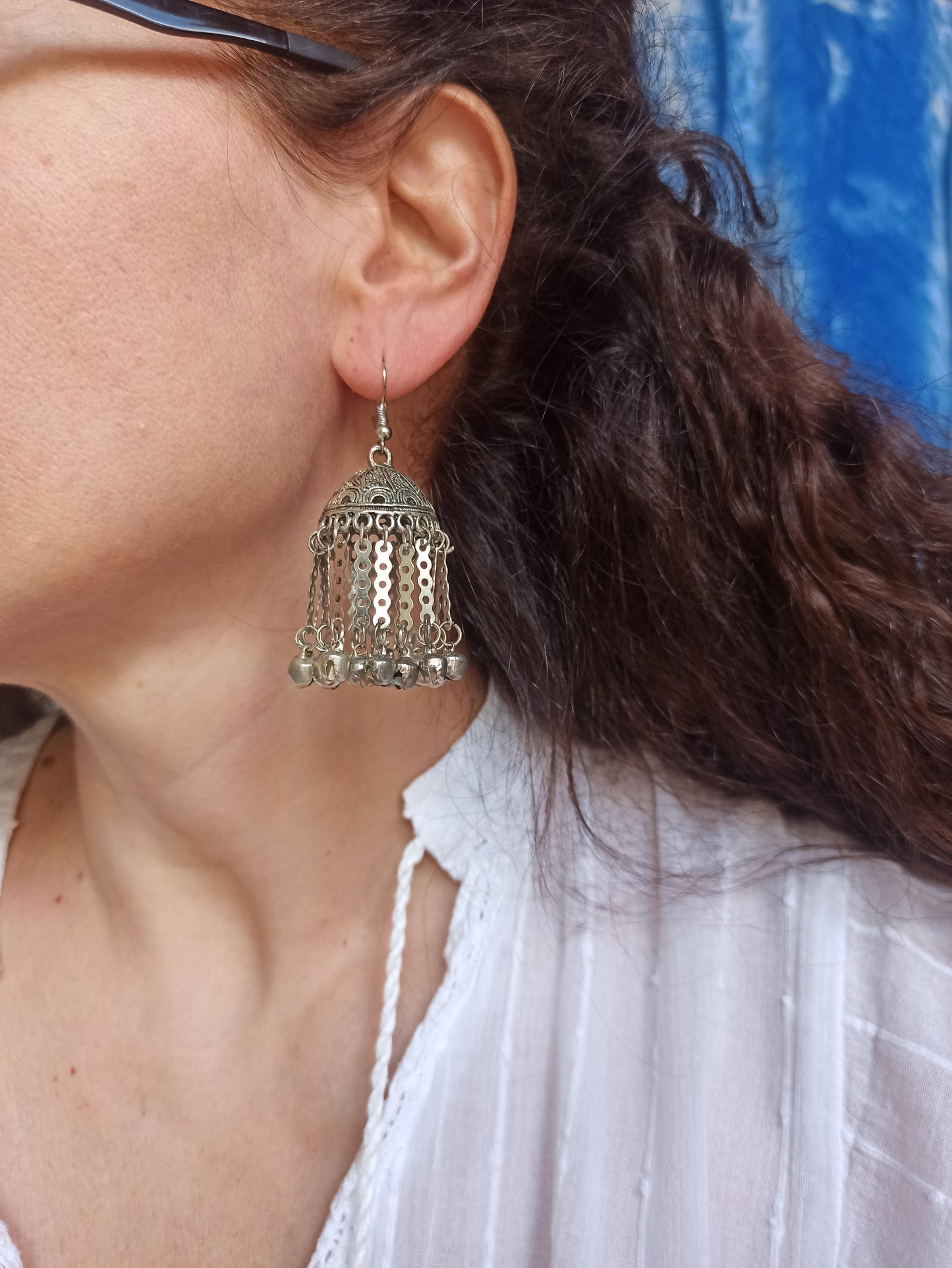 India bell earrings