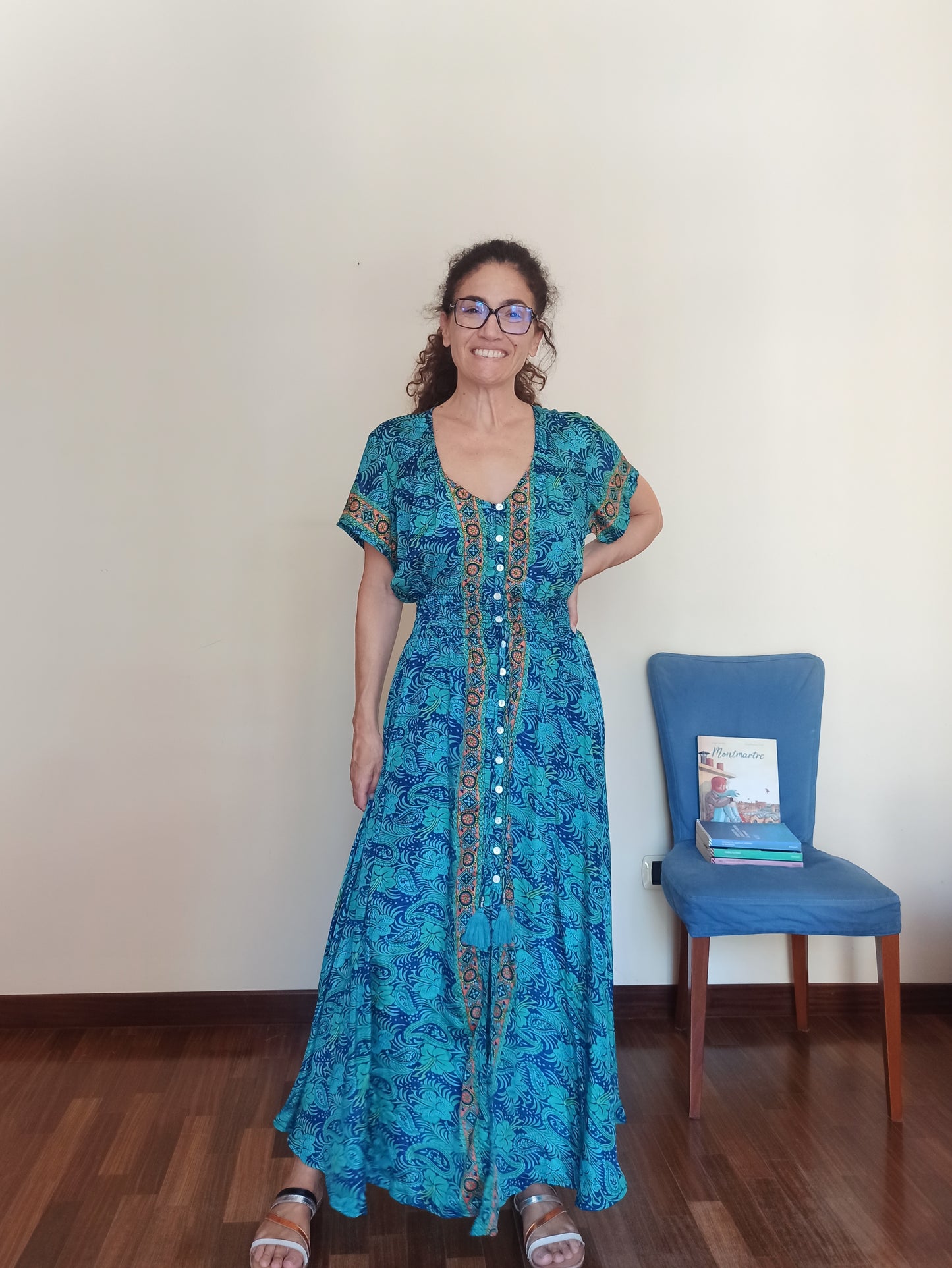 Langes Kleid Größe L A131