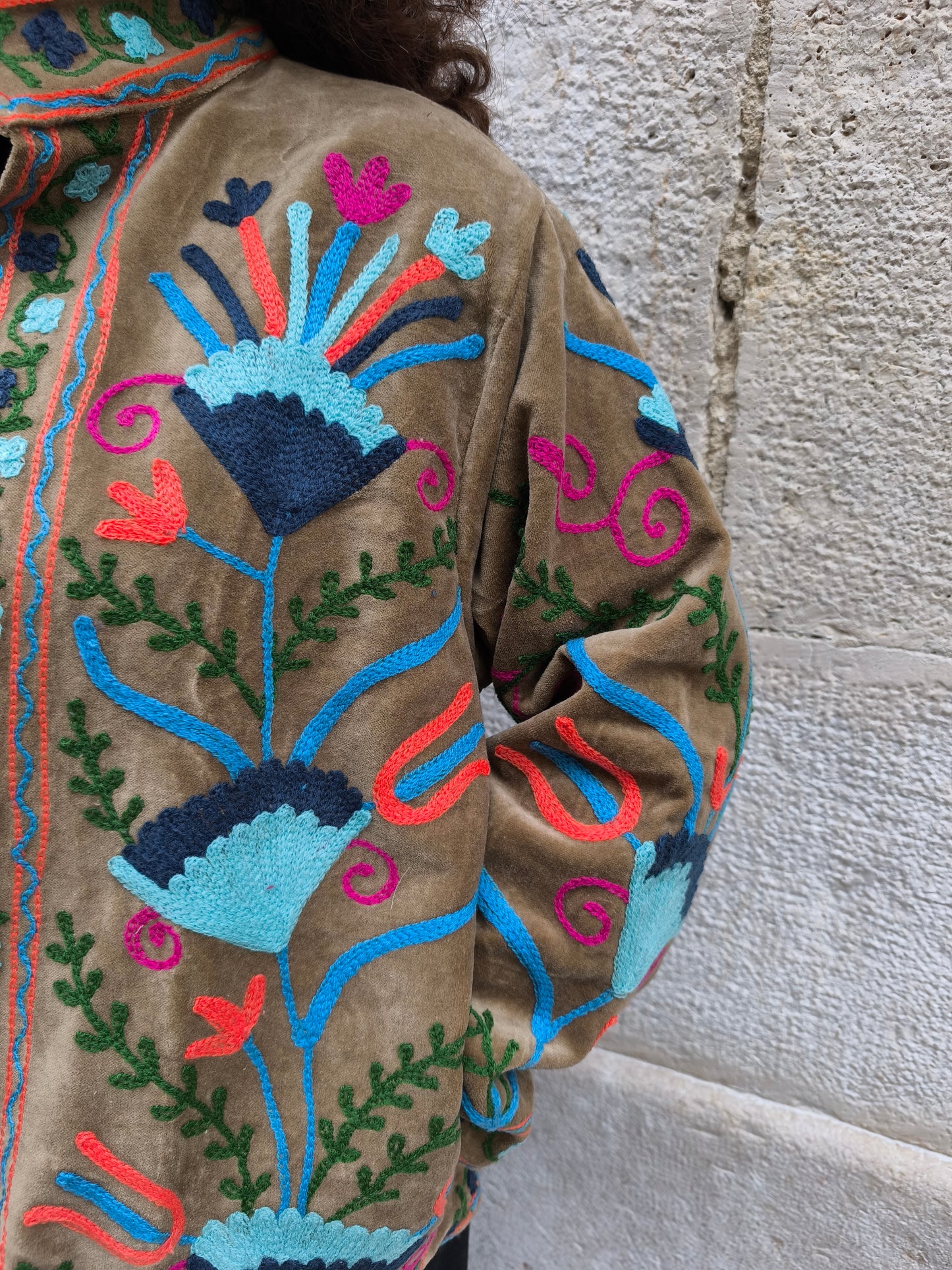 Giacca Velluto Suzani India 26S