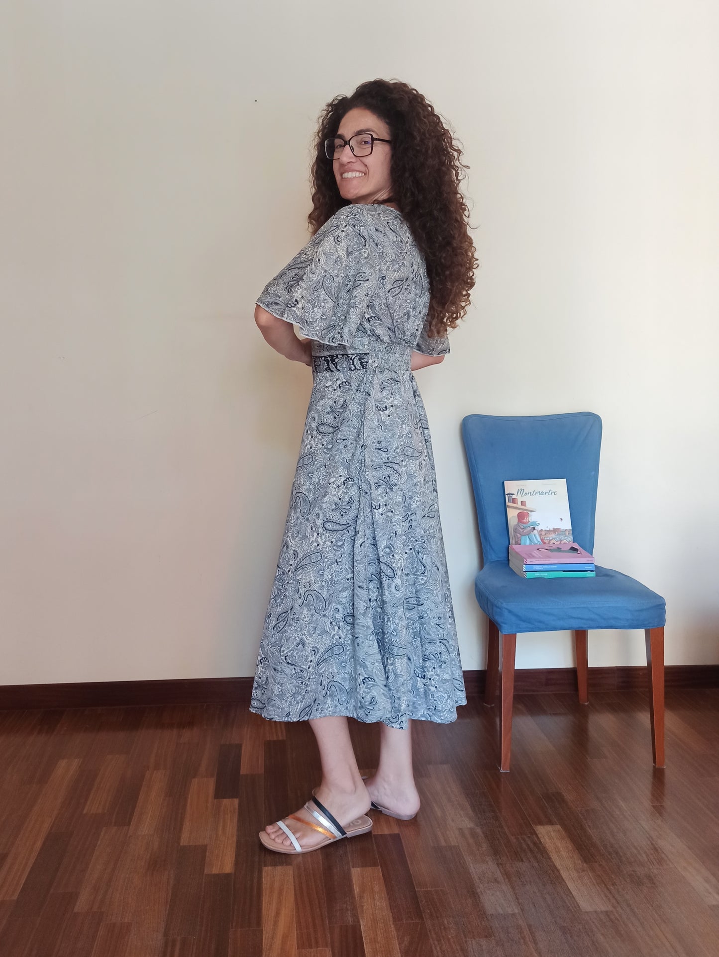 Midi dress size L A100