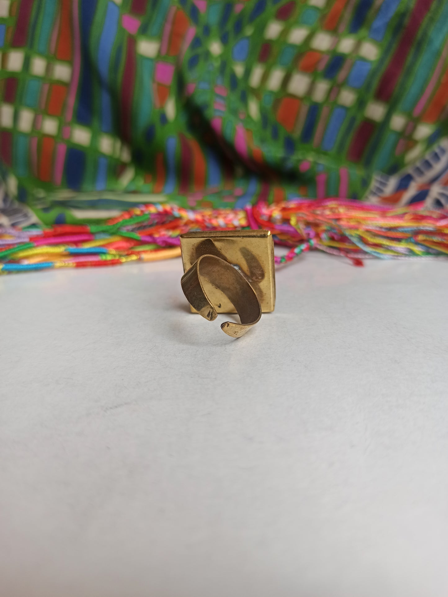 Nepalese mosaic ring