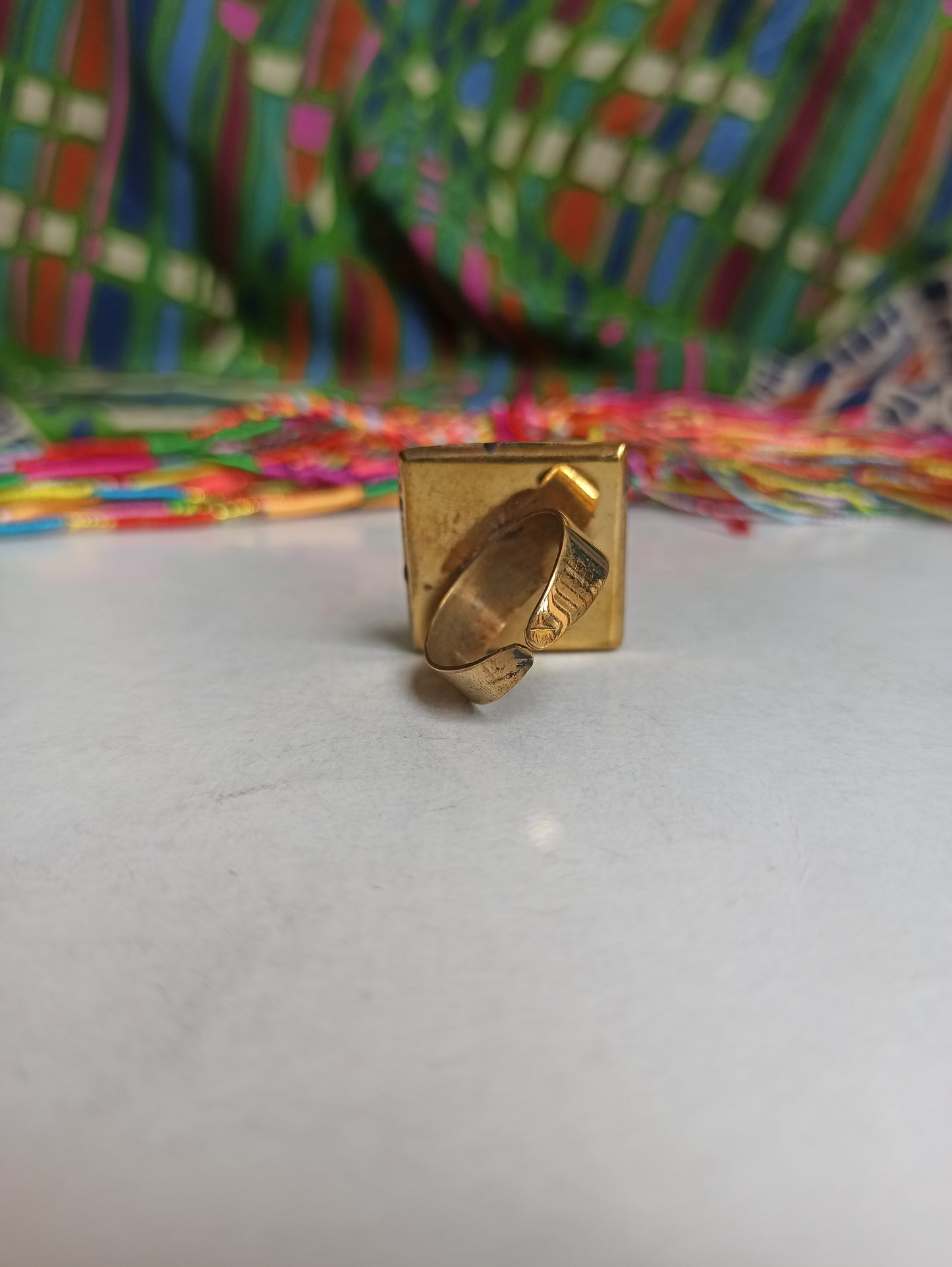 Nepalese mosaic ring