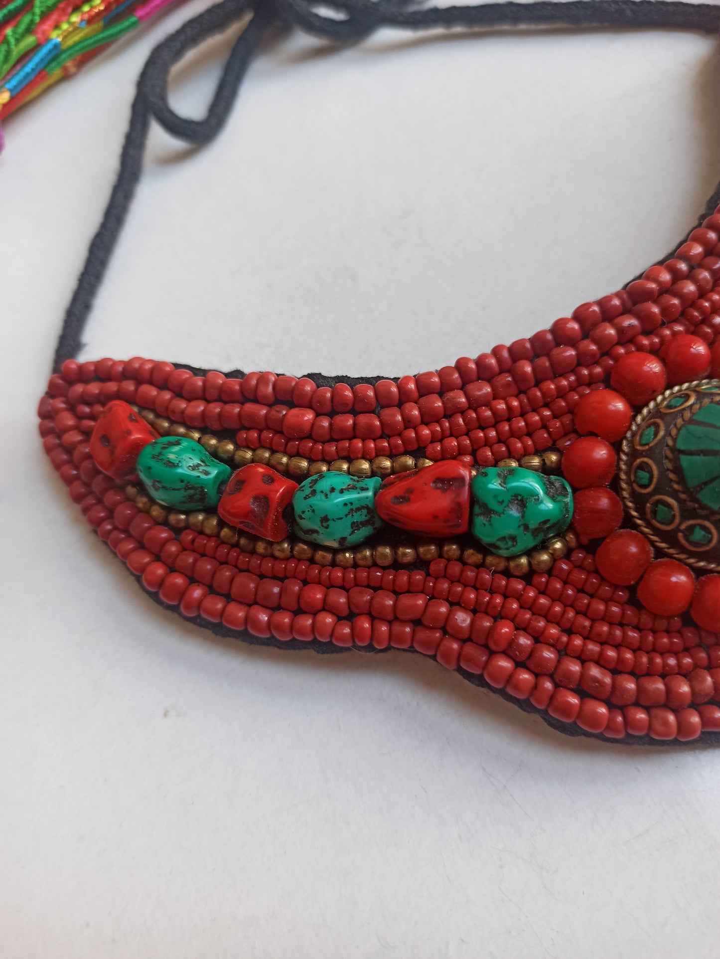 Nepalese bib necklace