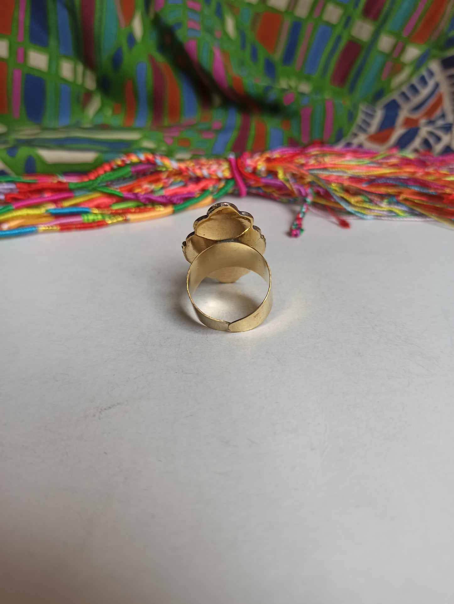 Nepalese mosaic ring