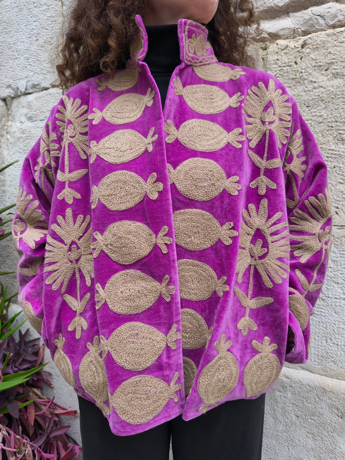 Giacca Velluto Suzani India 19S