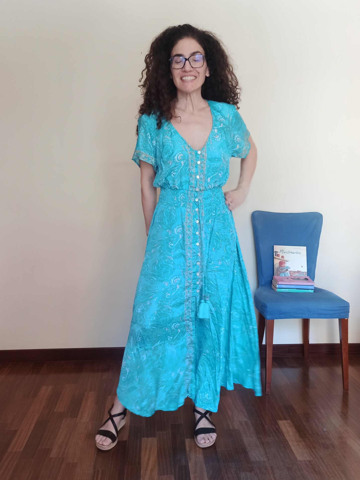 Long dress size L A83