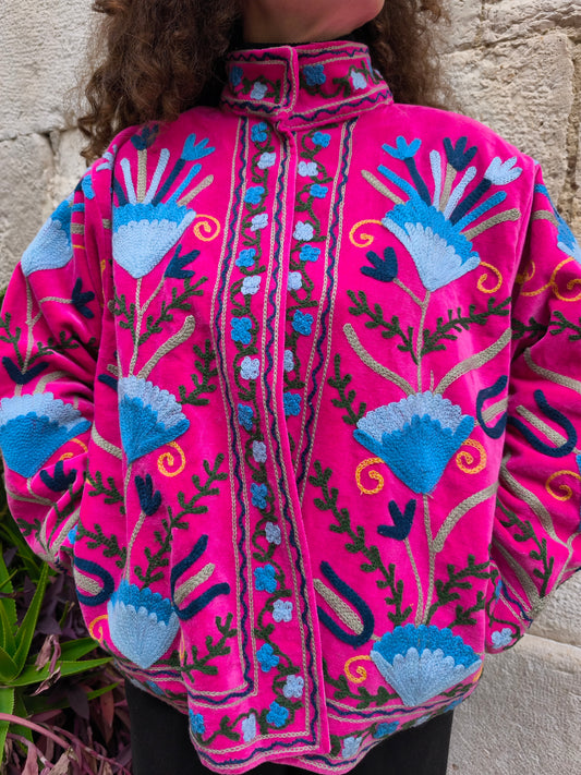 Giacca Velluto Suzani India 22S