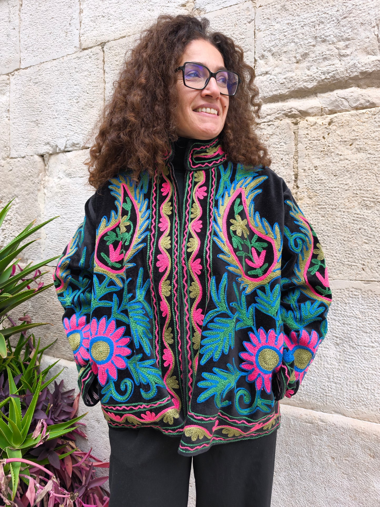 Giacca Velluto Suzani India 18S