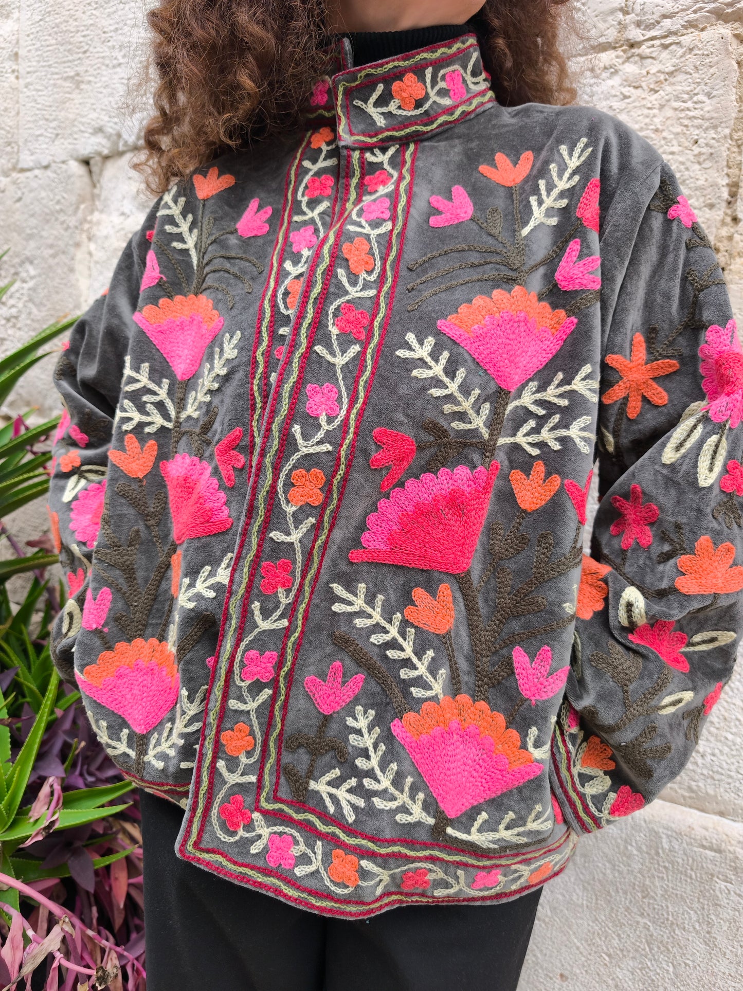 Giacca Velluto Suzani India 17S