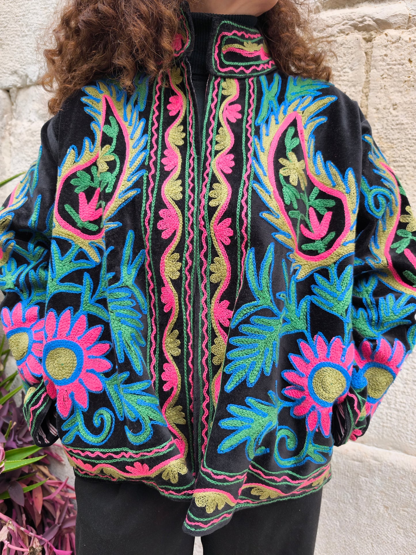 Giacca Velluto Suzani India 18S