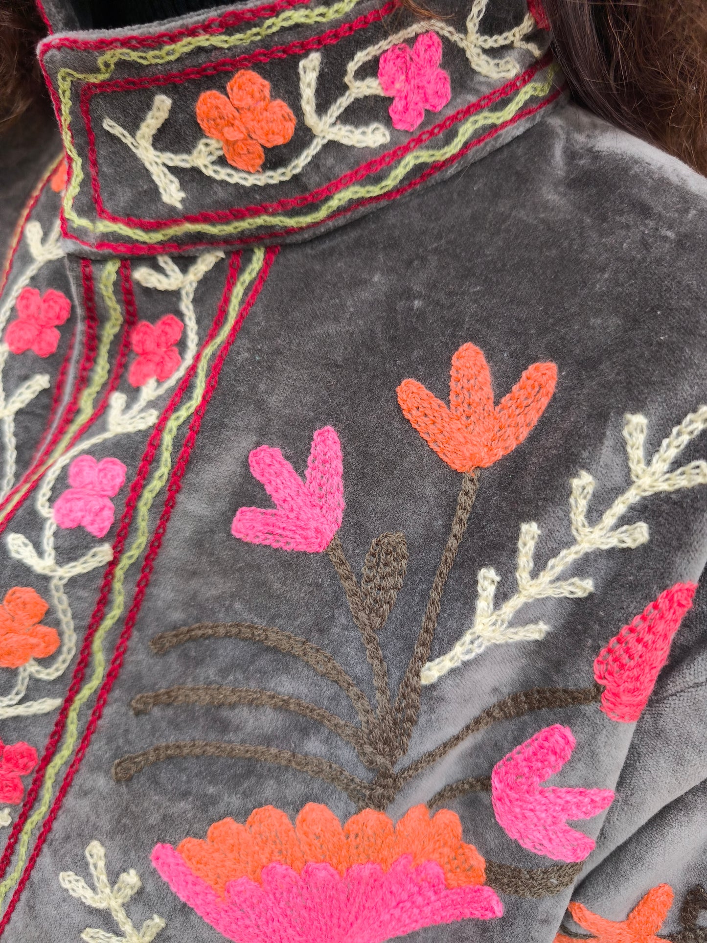 Giacca Velluto Suzani India 17S