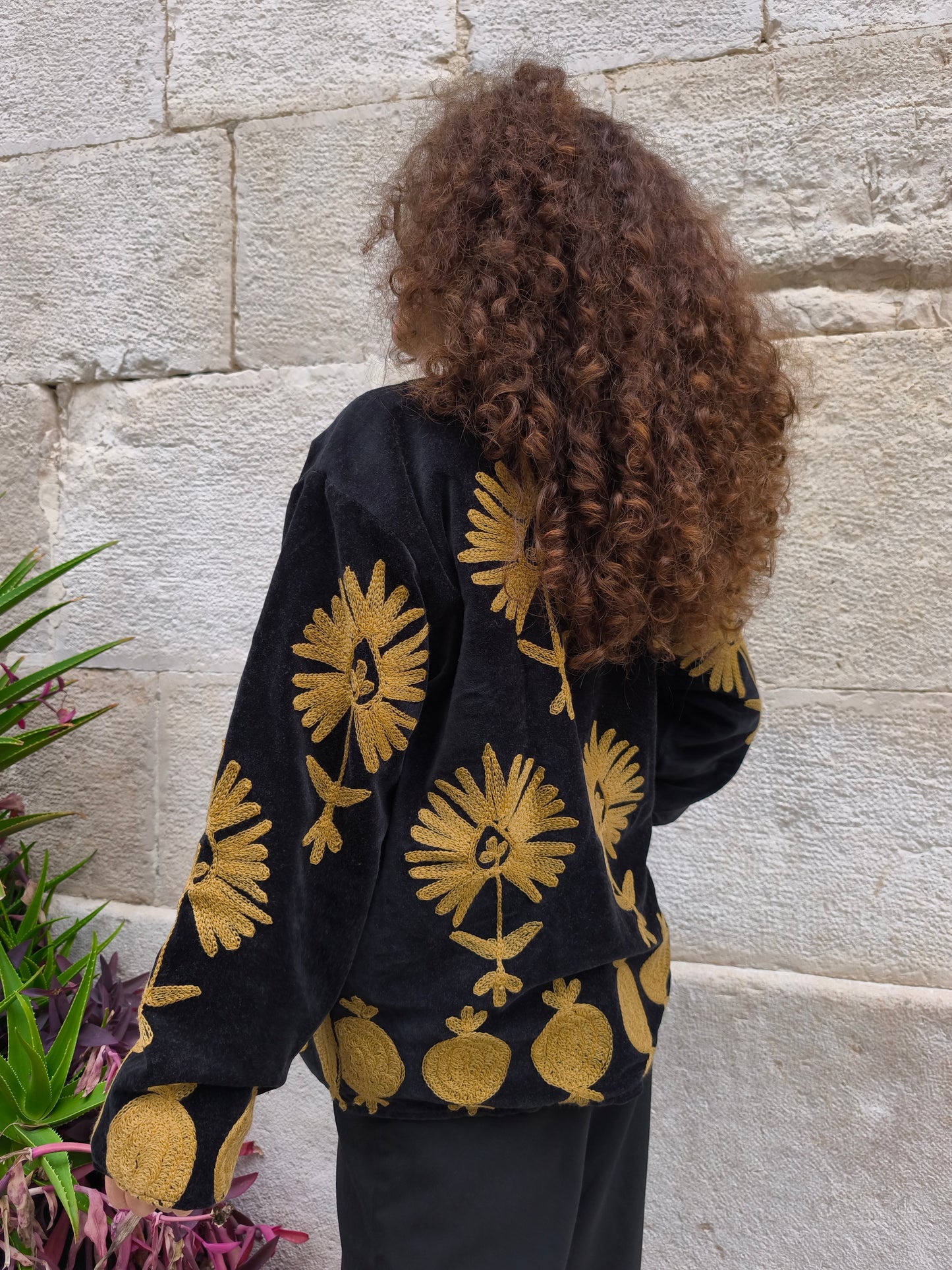 Giacca Velluto Suzani India 23S