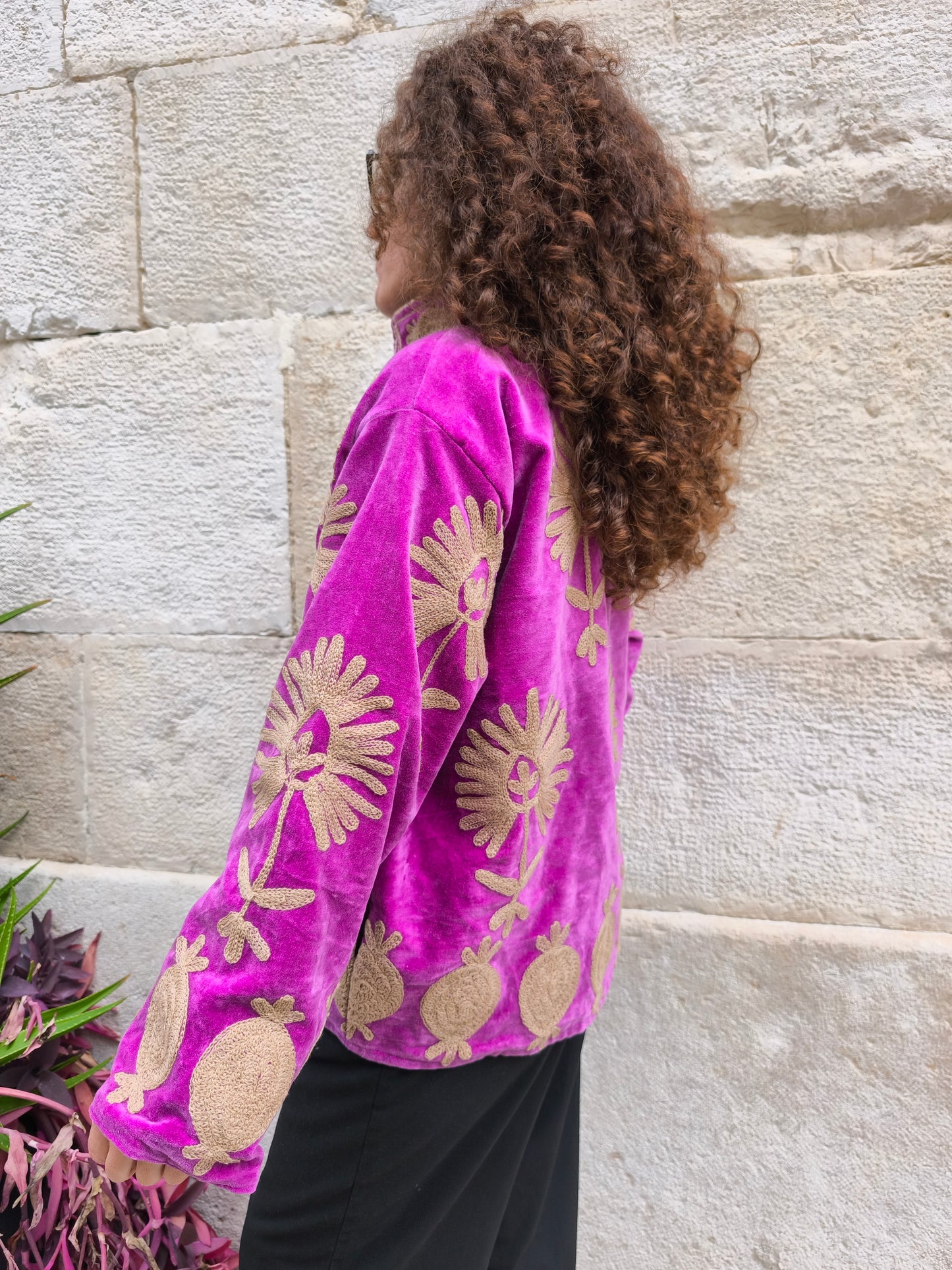 Giacca Velluto Suzani India 19S