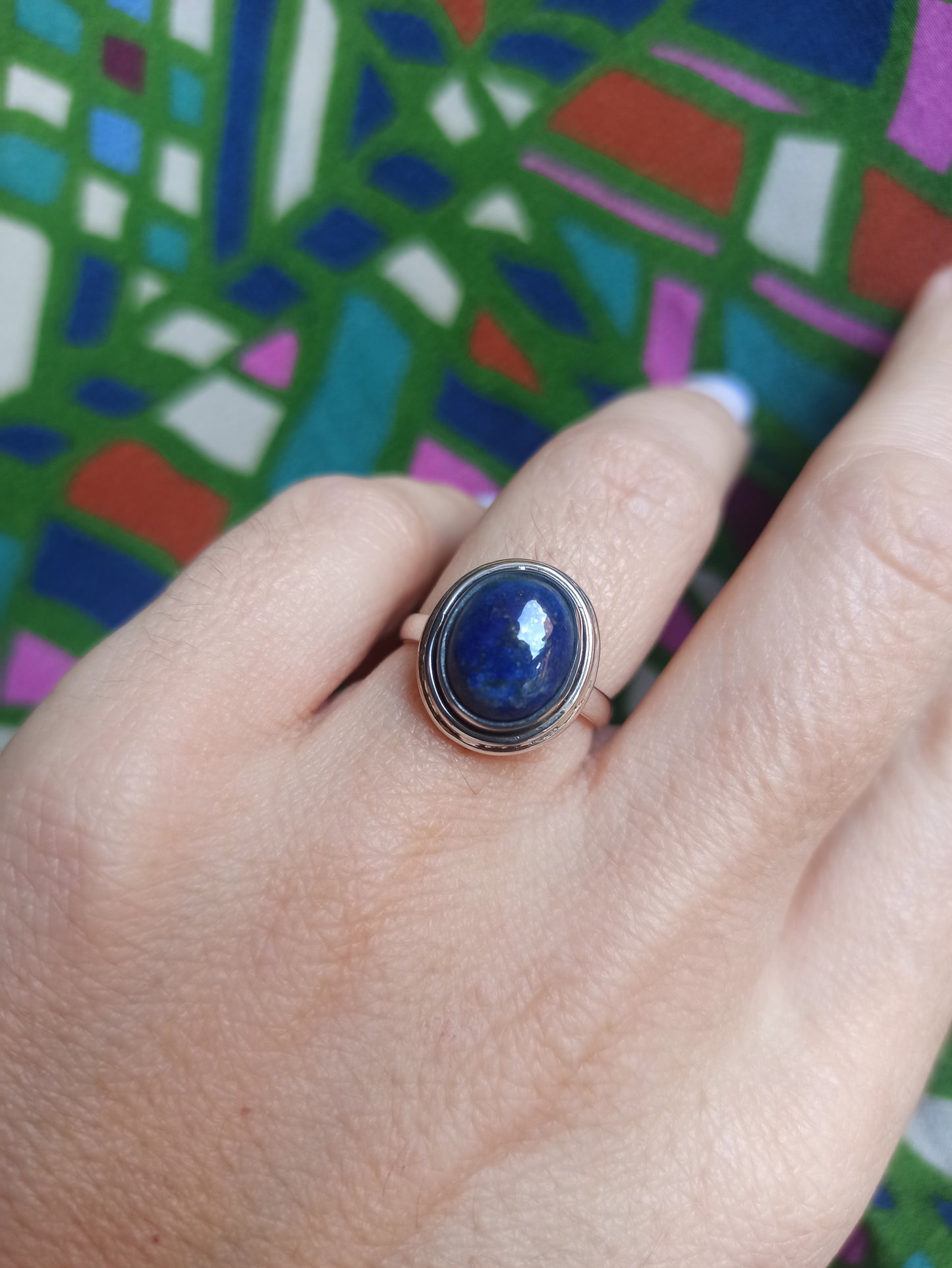 925 lapis lazuli k39 silver ring