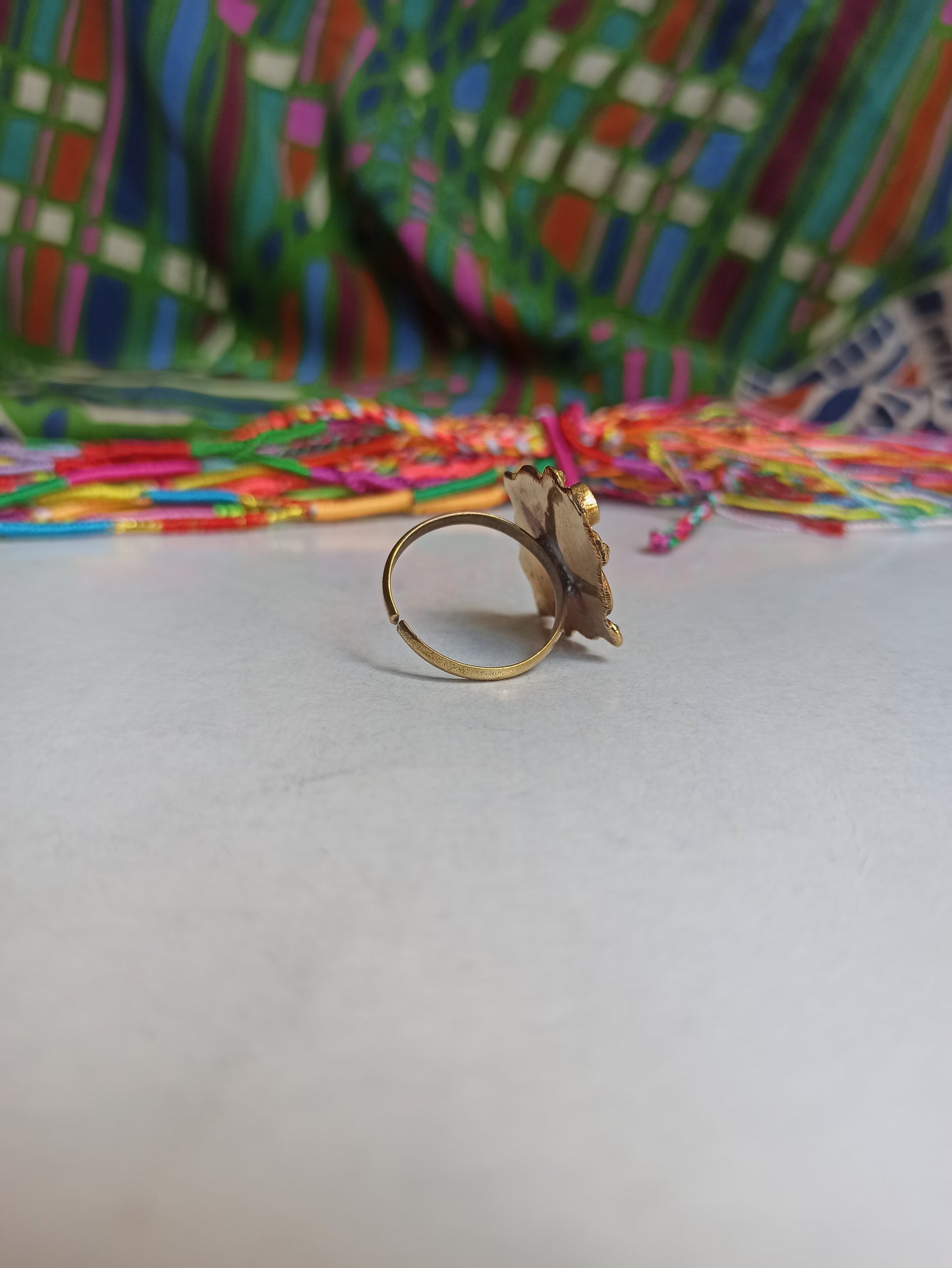 Nepalese mosaic ring