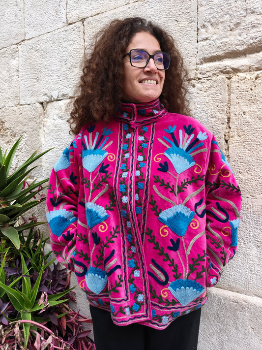 Giacca Velluto Suzani India 22S