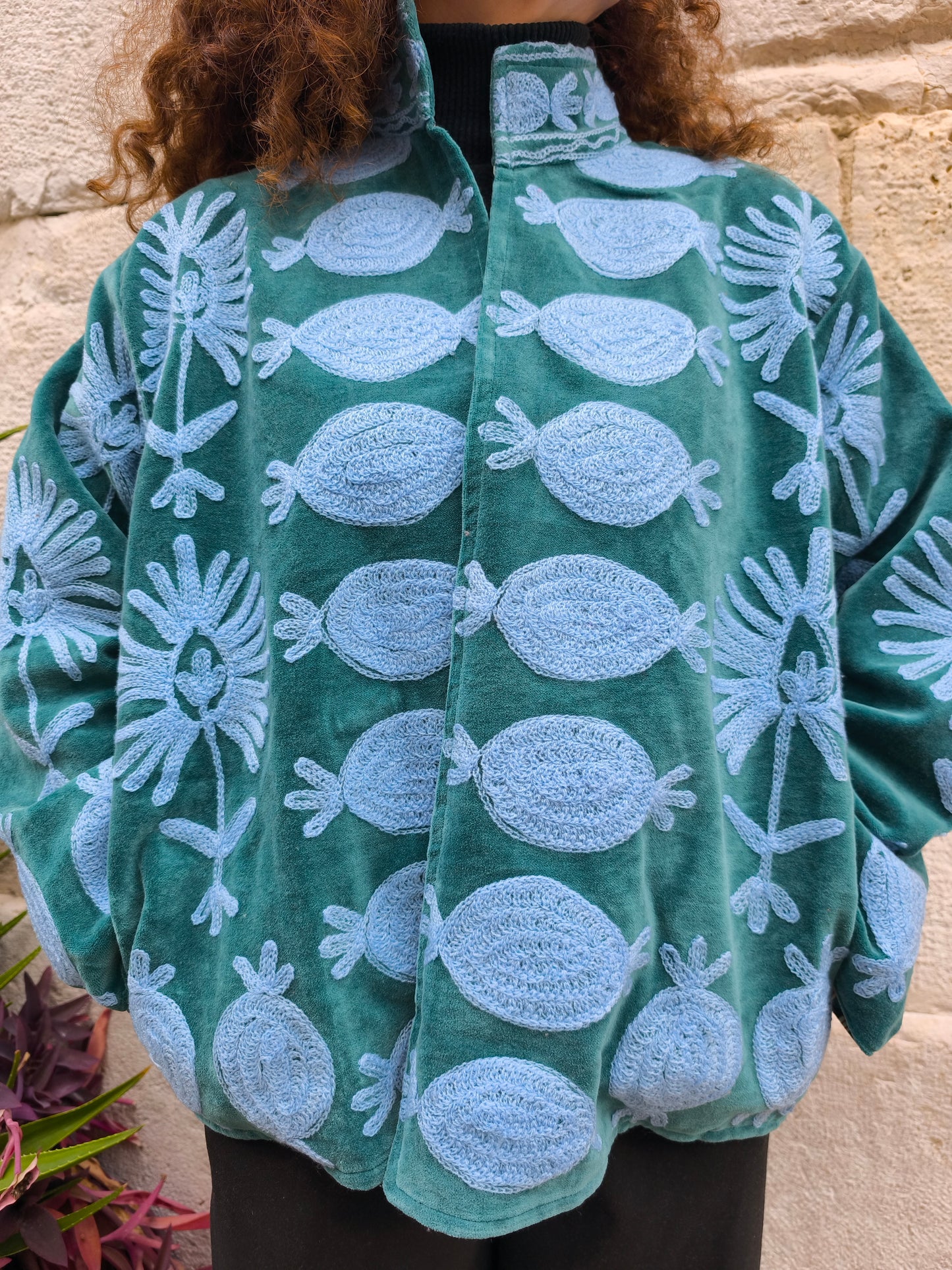 Giacca Velluto Suzani India 24S