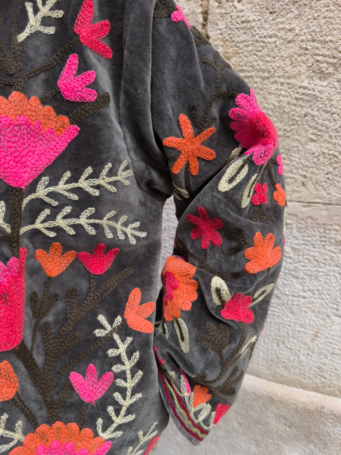 Giacca Velluto Suzani India 17S