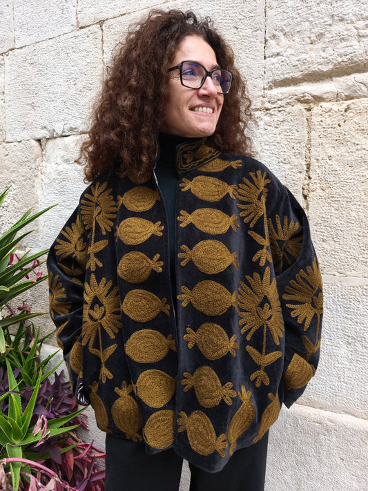 Giacca Velluto Suzani India 20S