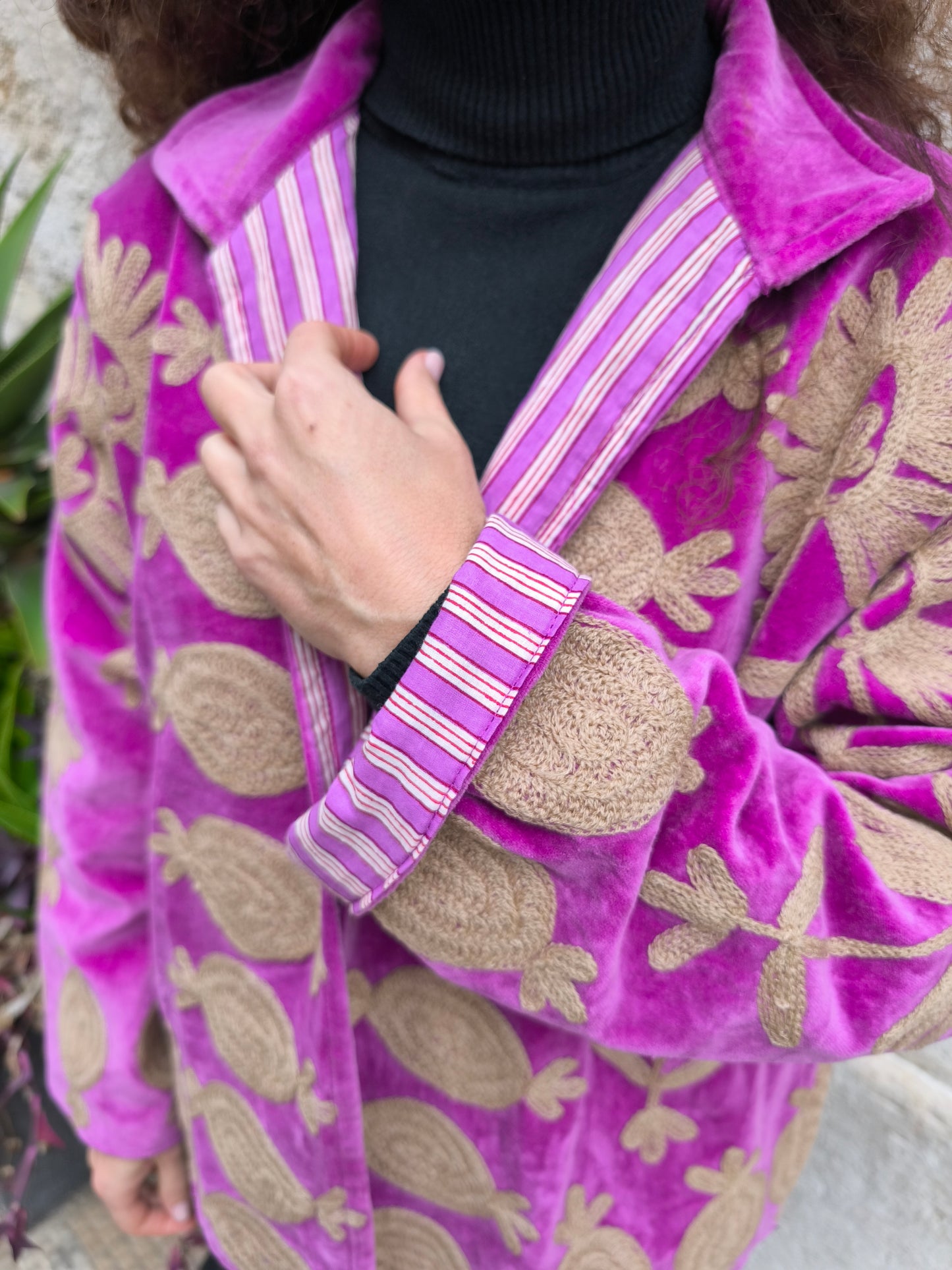 Giacca Velluto Suzani India 19S