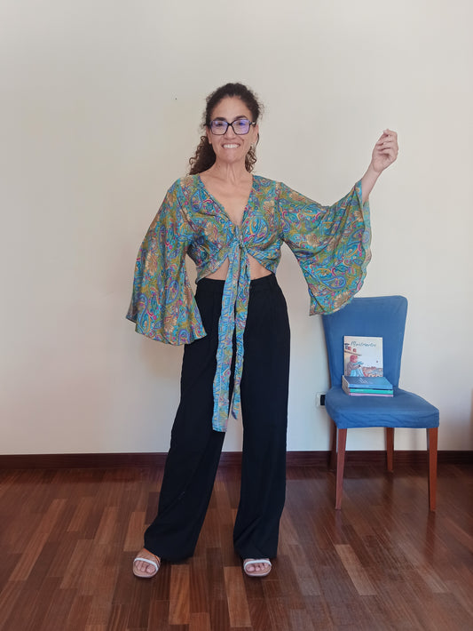 One size fits all tie top A139