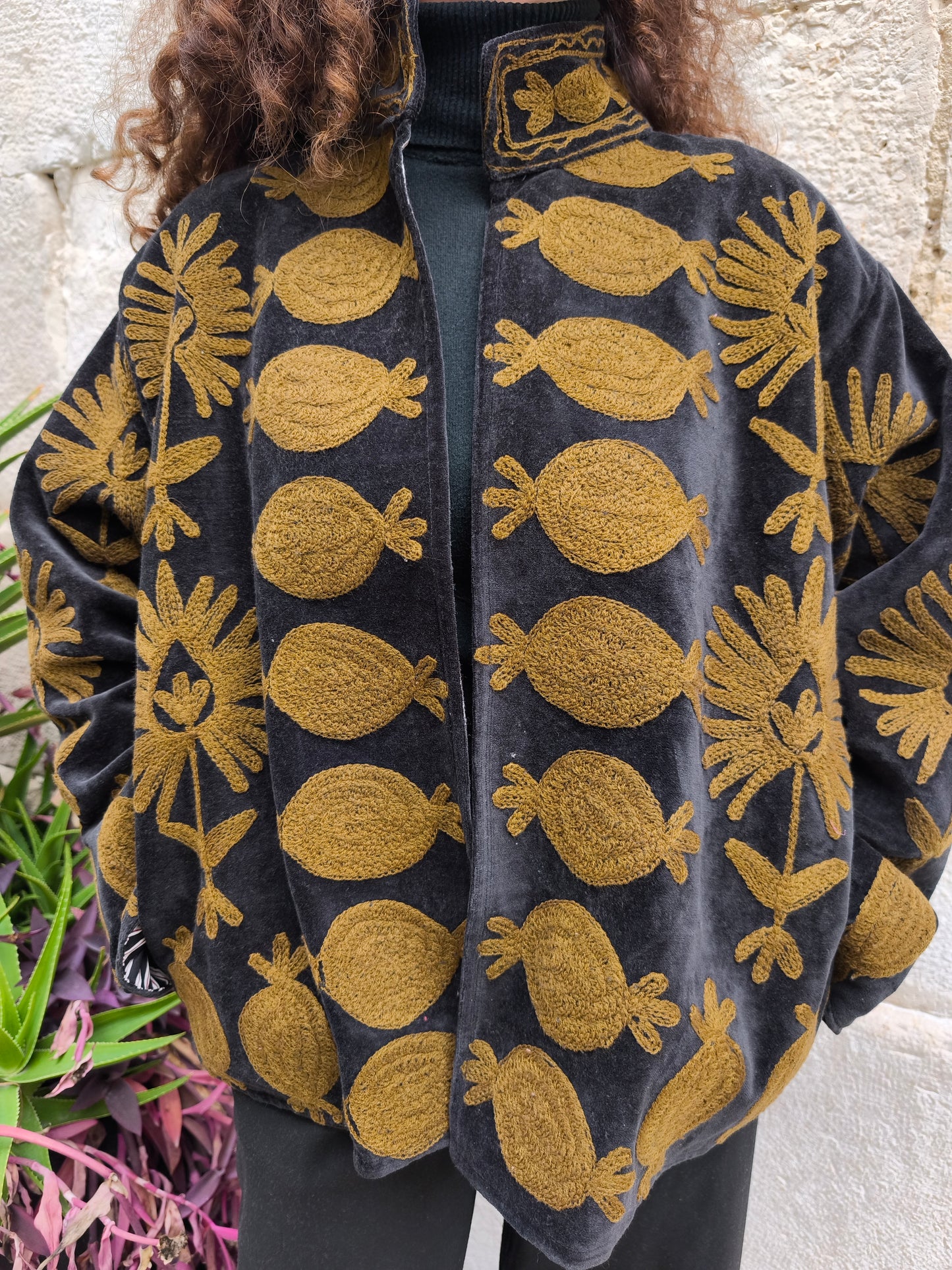 Giacca Velluto Suzani India 20S