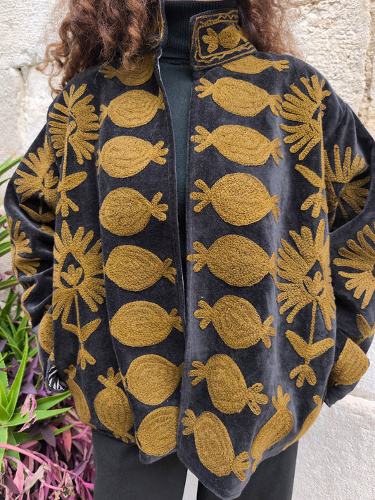 Giacca Velluto Suzani India 20S