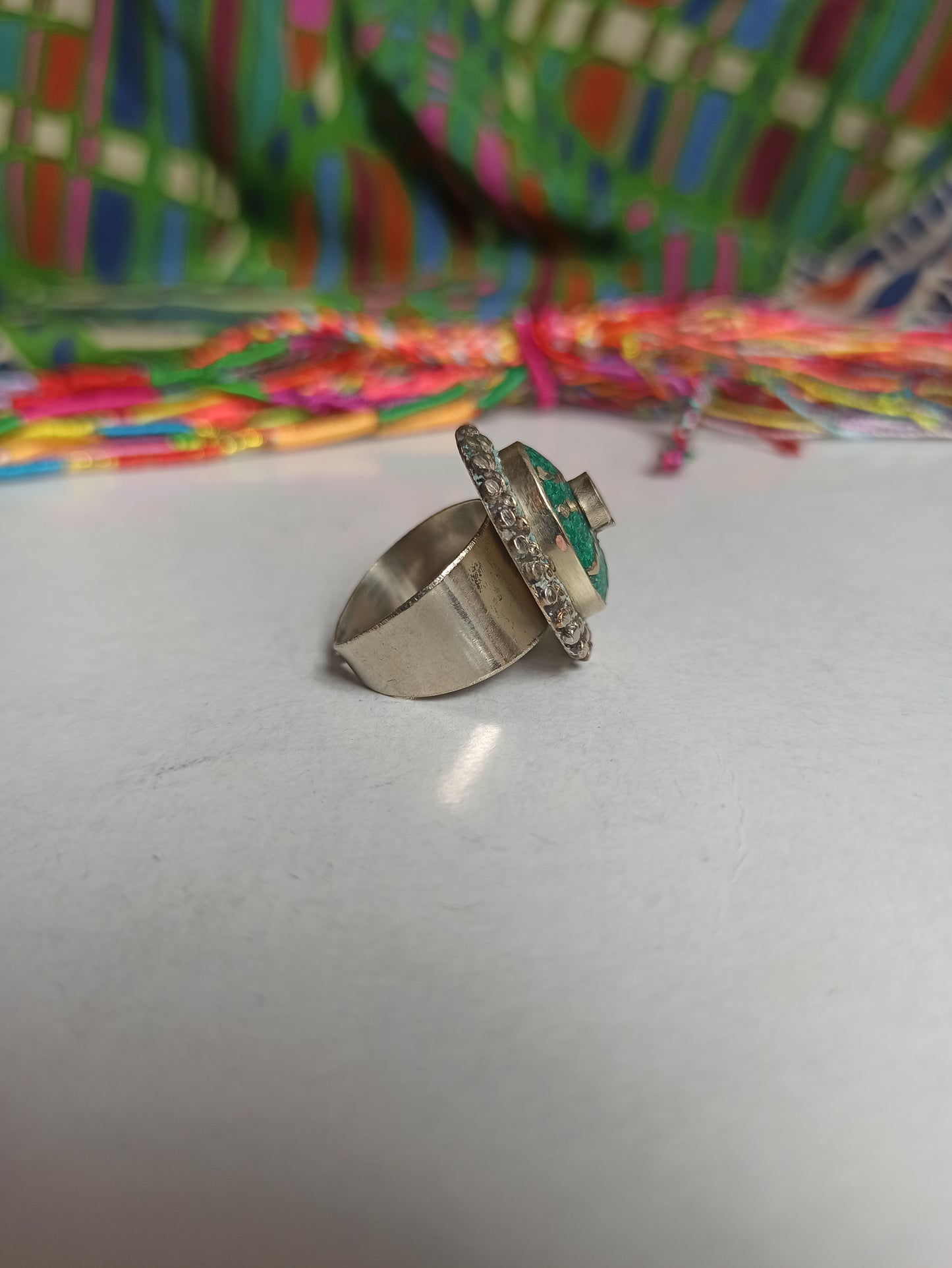 Nepalese mosaic ring