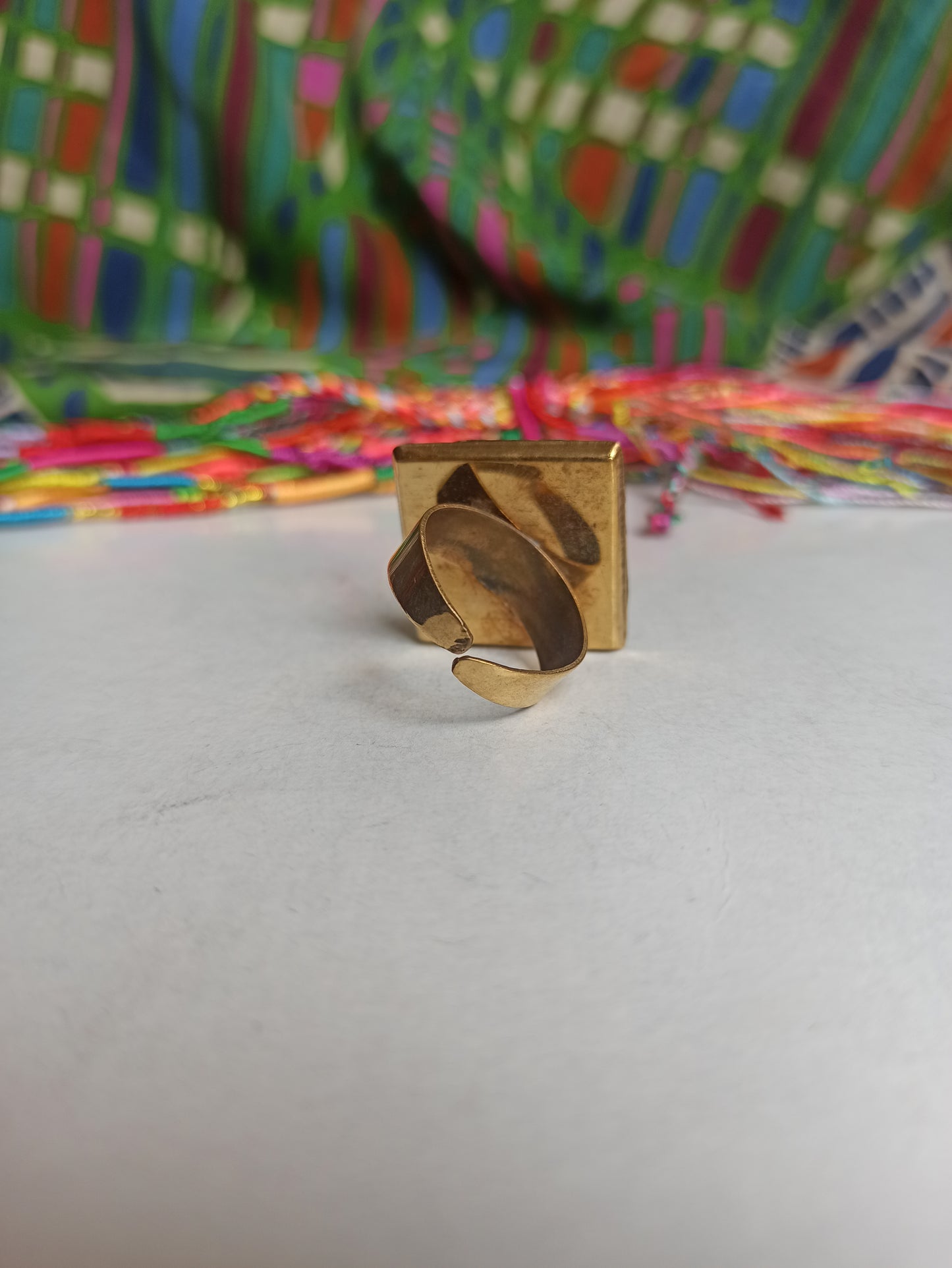 Nepalese mosaic ring