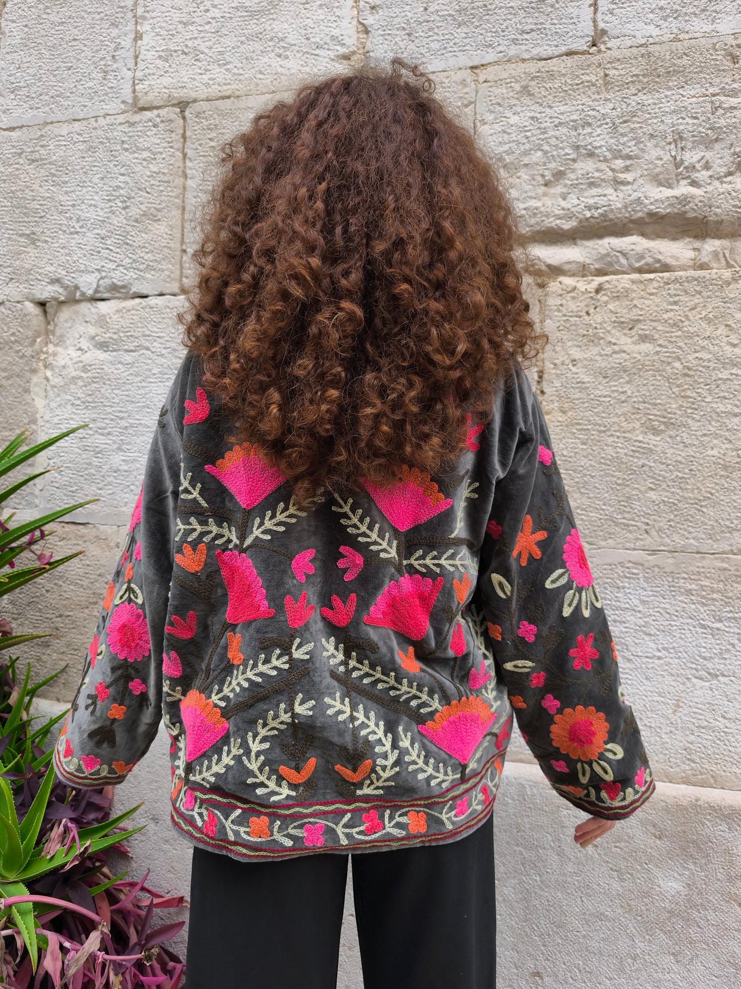 Giacca Velluto Suzani India 17S