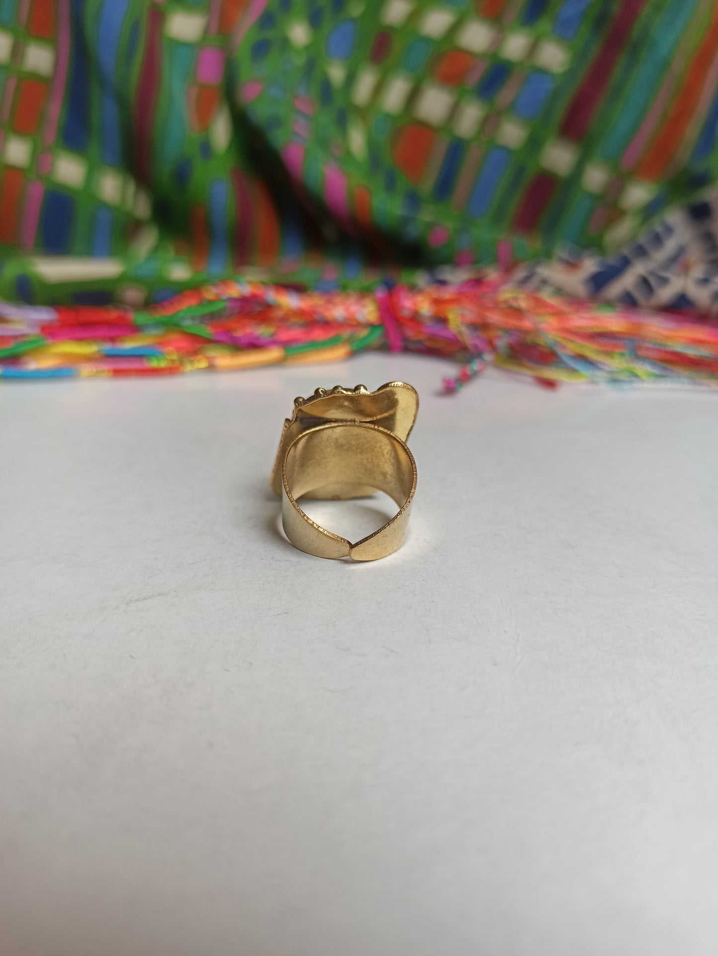 Nepalese mosaic ring