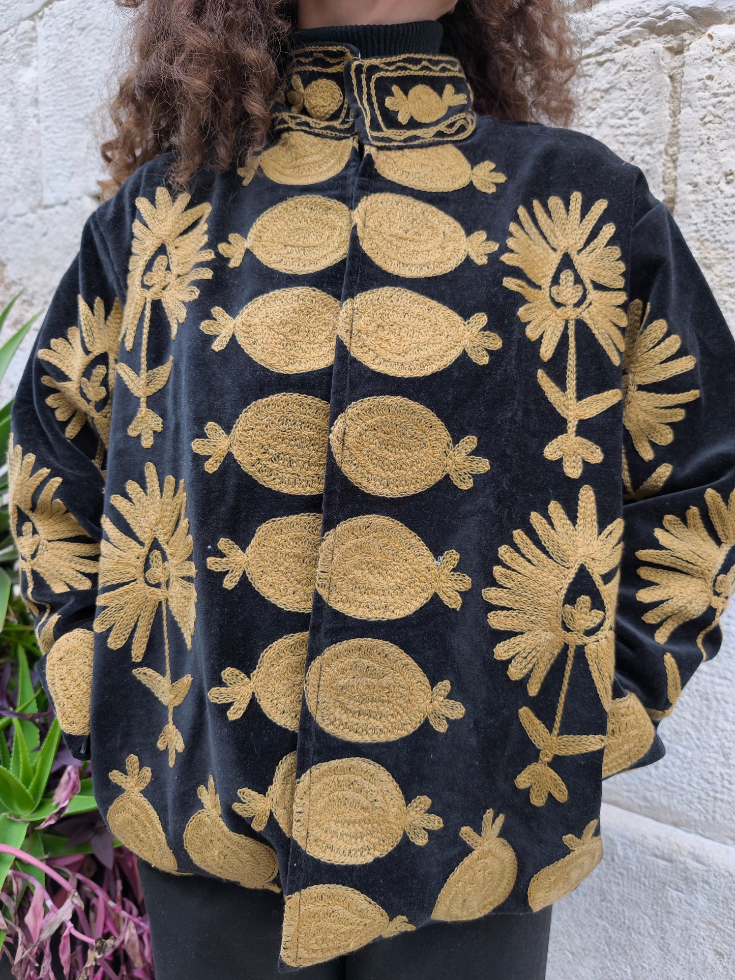 Giacca Velluto Suzani India 23S