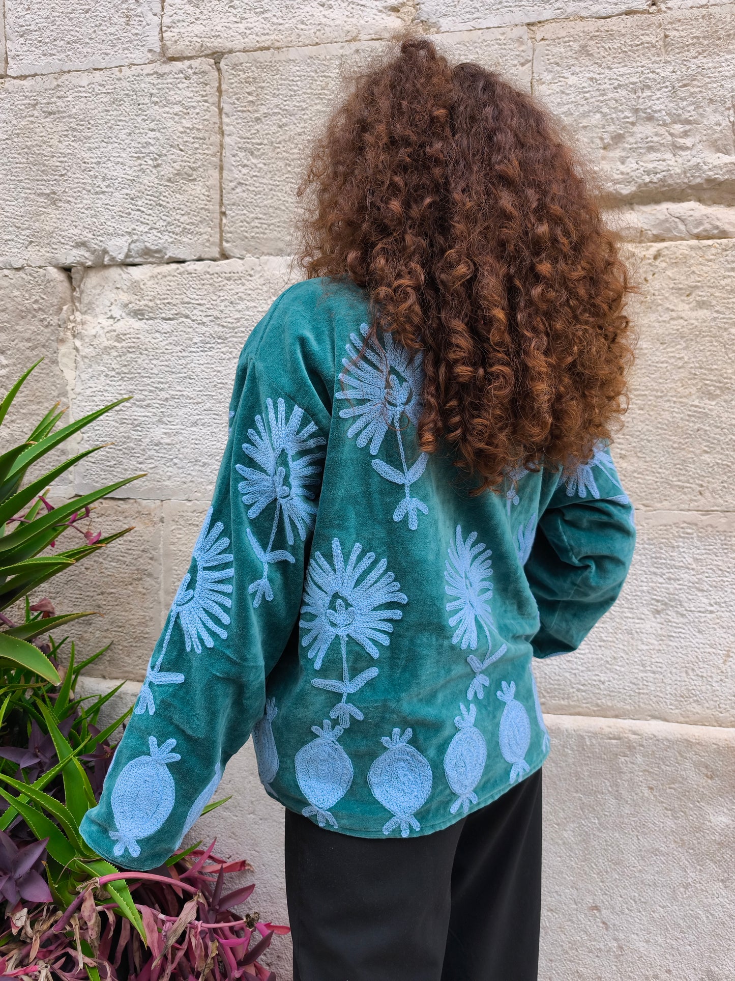 Giacca Velluto Suzani India 24S