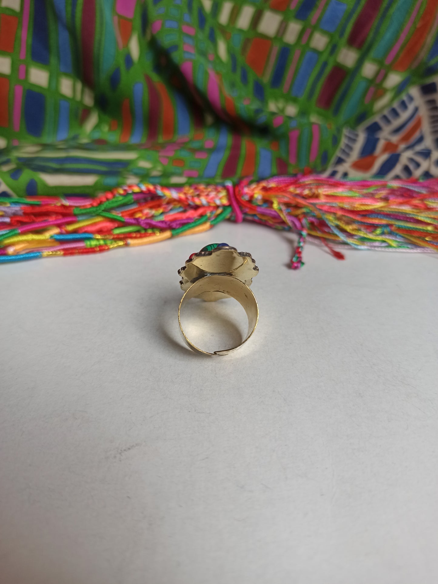 Nepalese mosaic ring