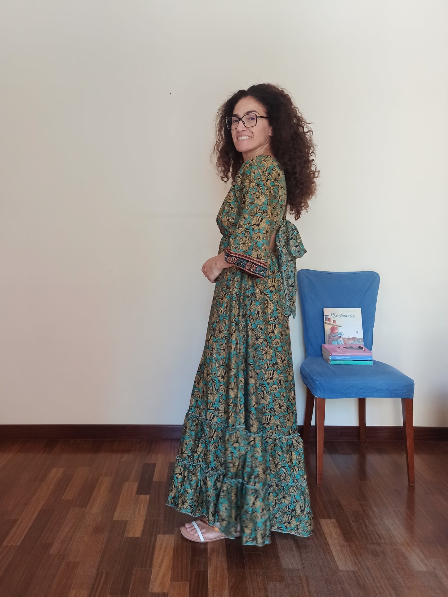 Long dress size L A165