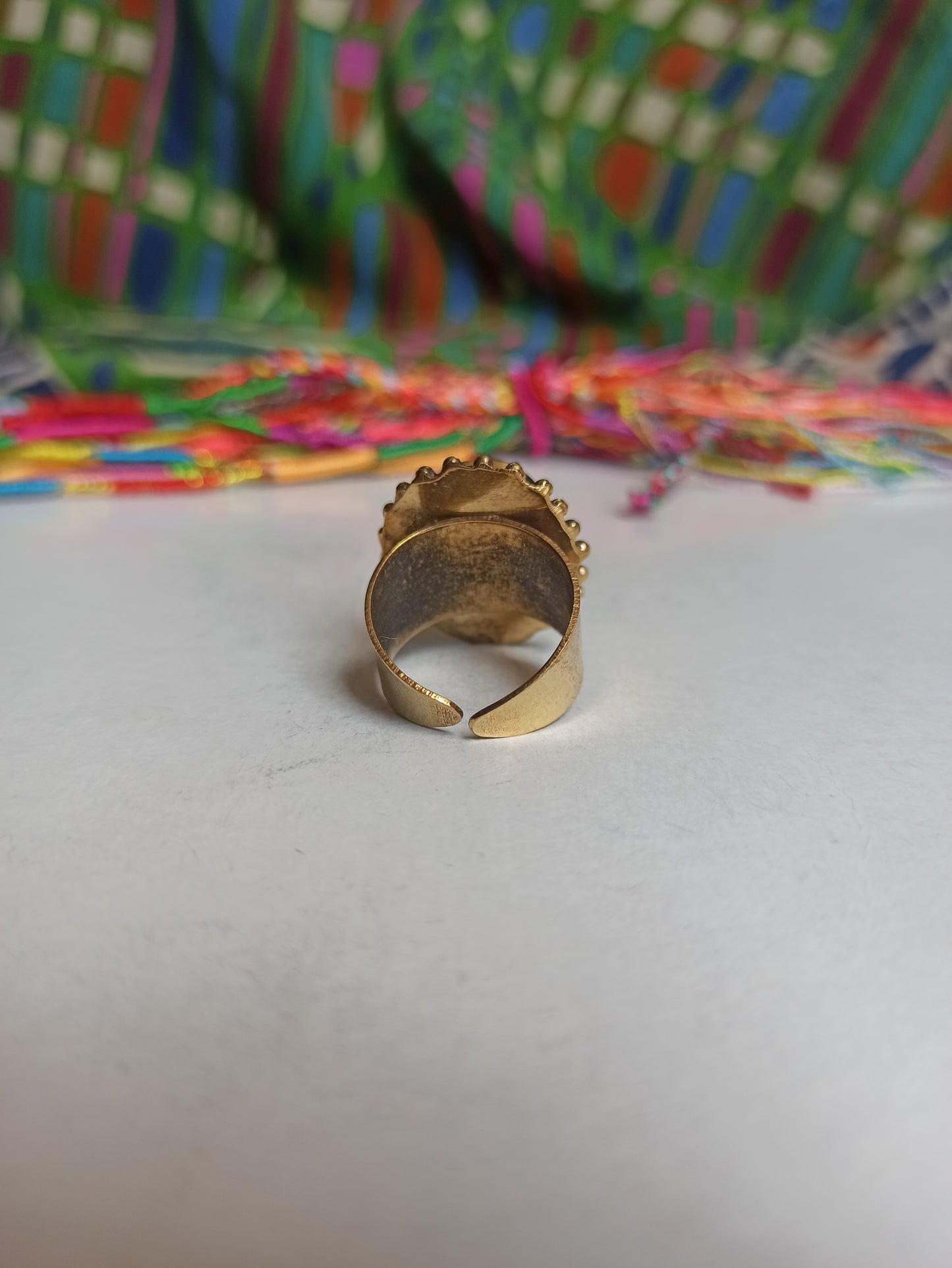 Nepalese mosaic ring