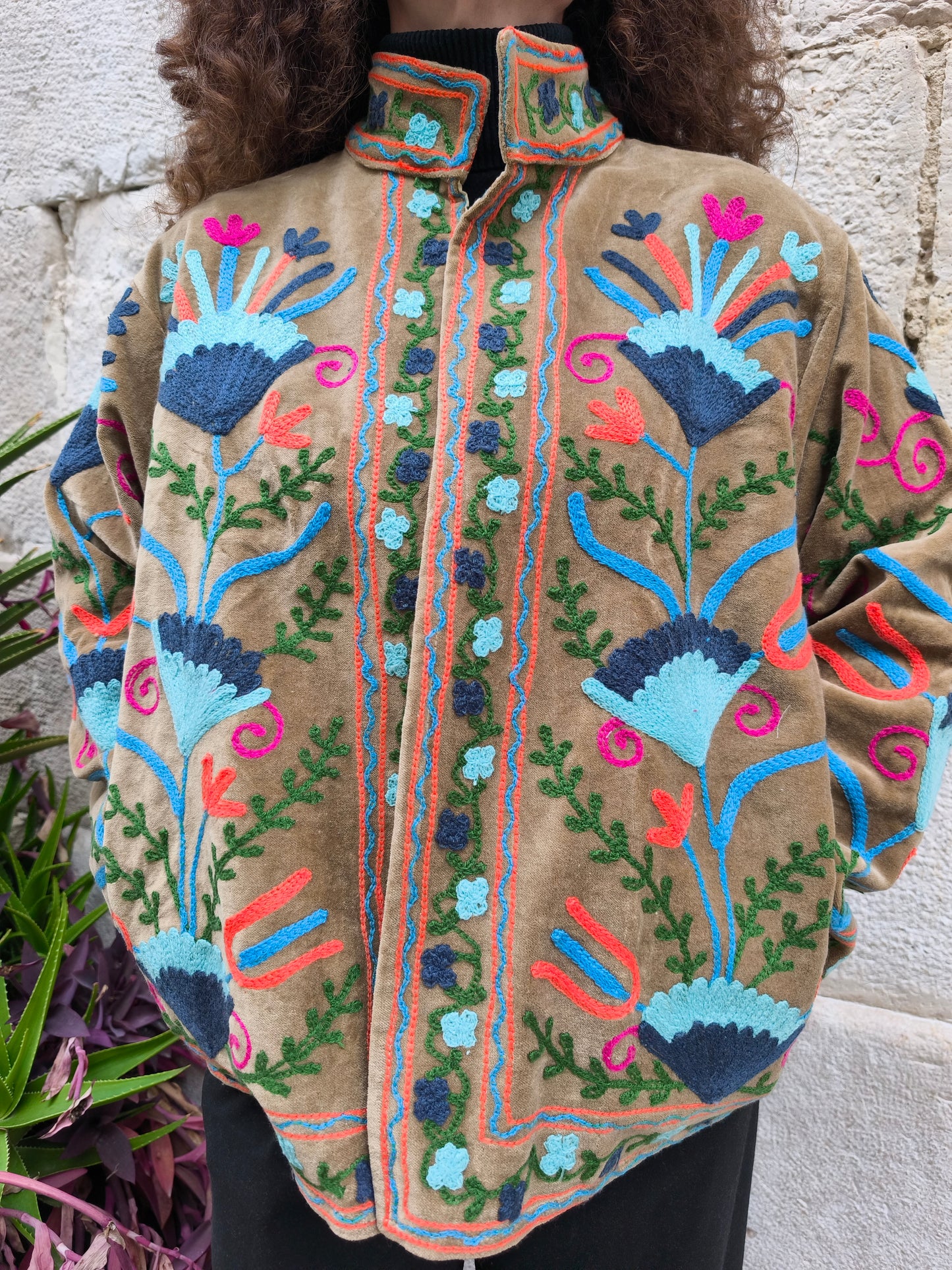 Giacca Velluto Suzani India 26S