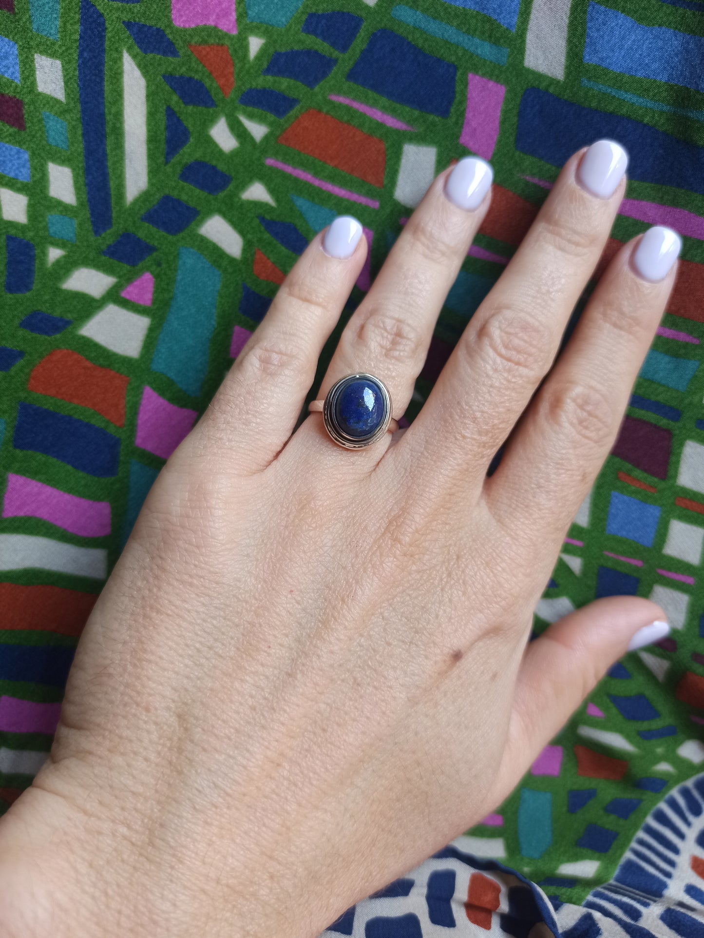 925 lapis lazuli k39 silver ring