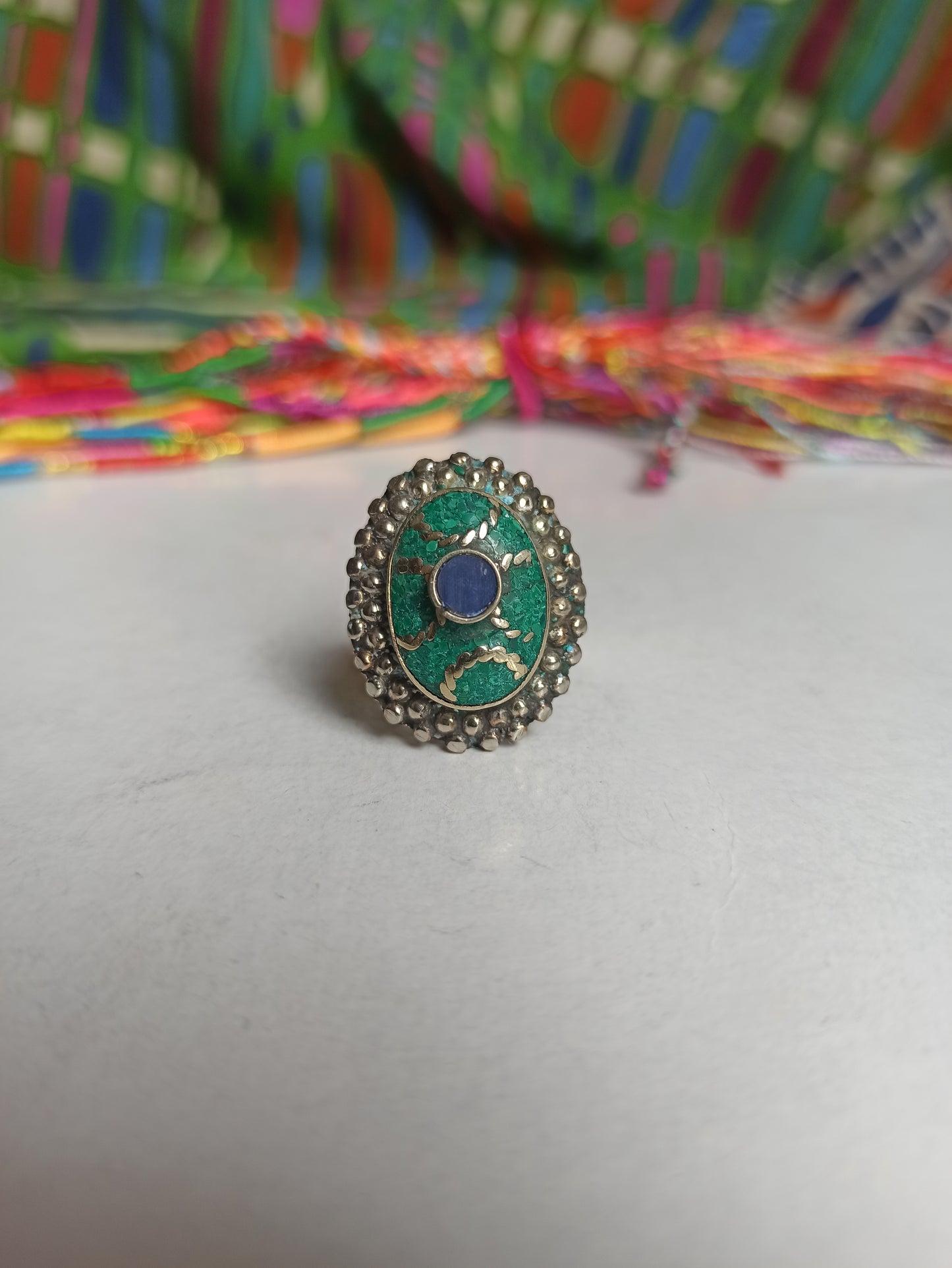 Nepalese mosaic ring