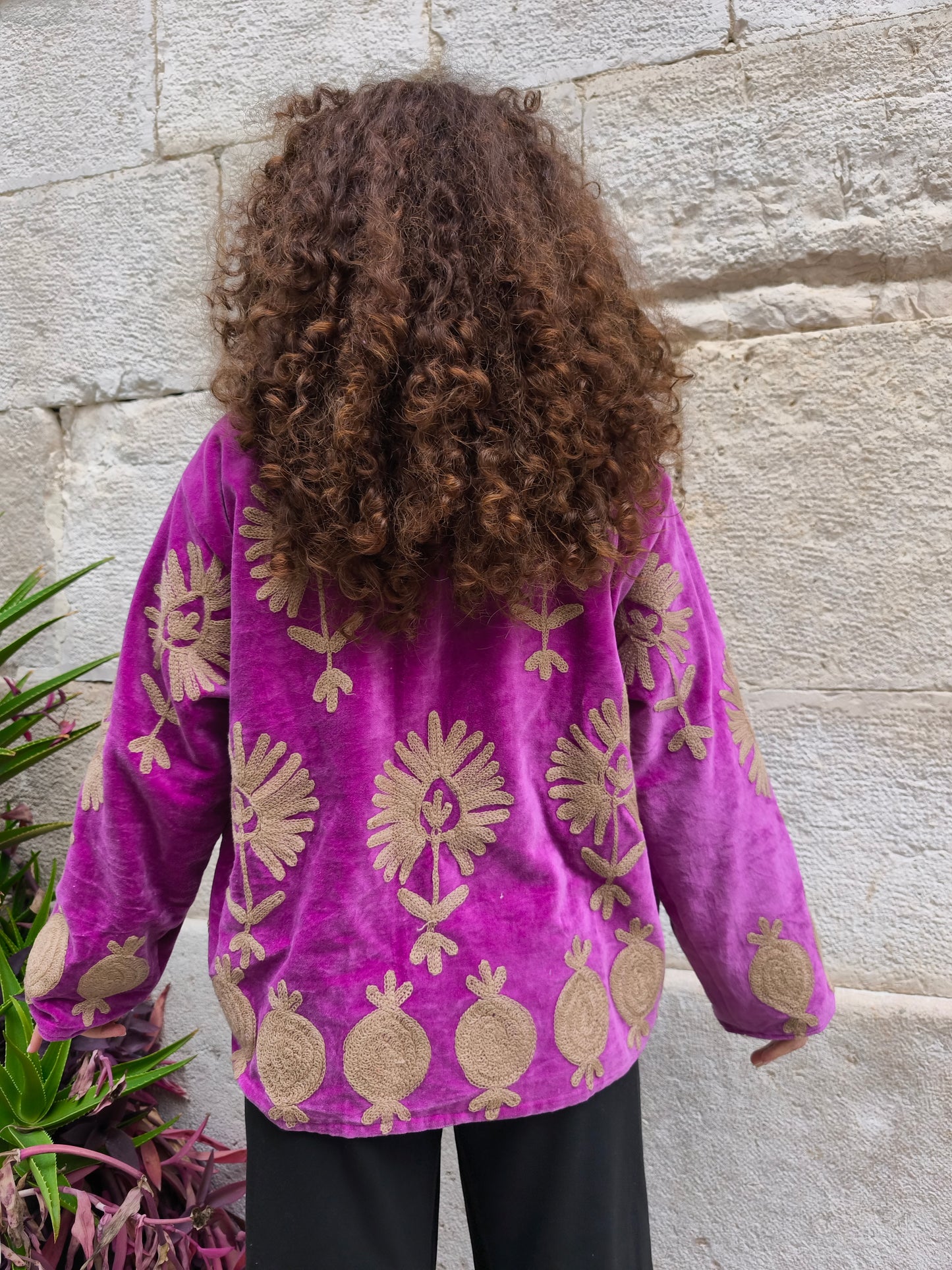 Giacca Velluto Suzani India 19S