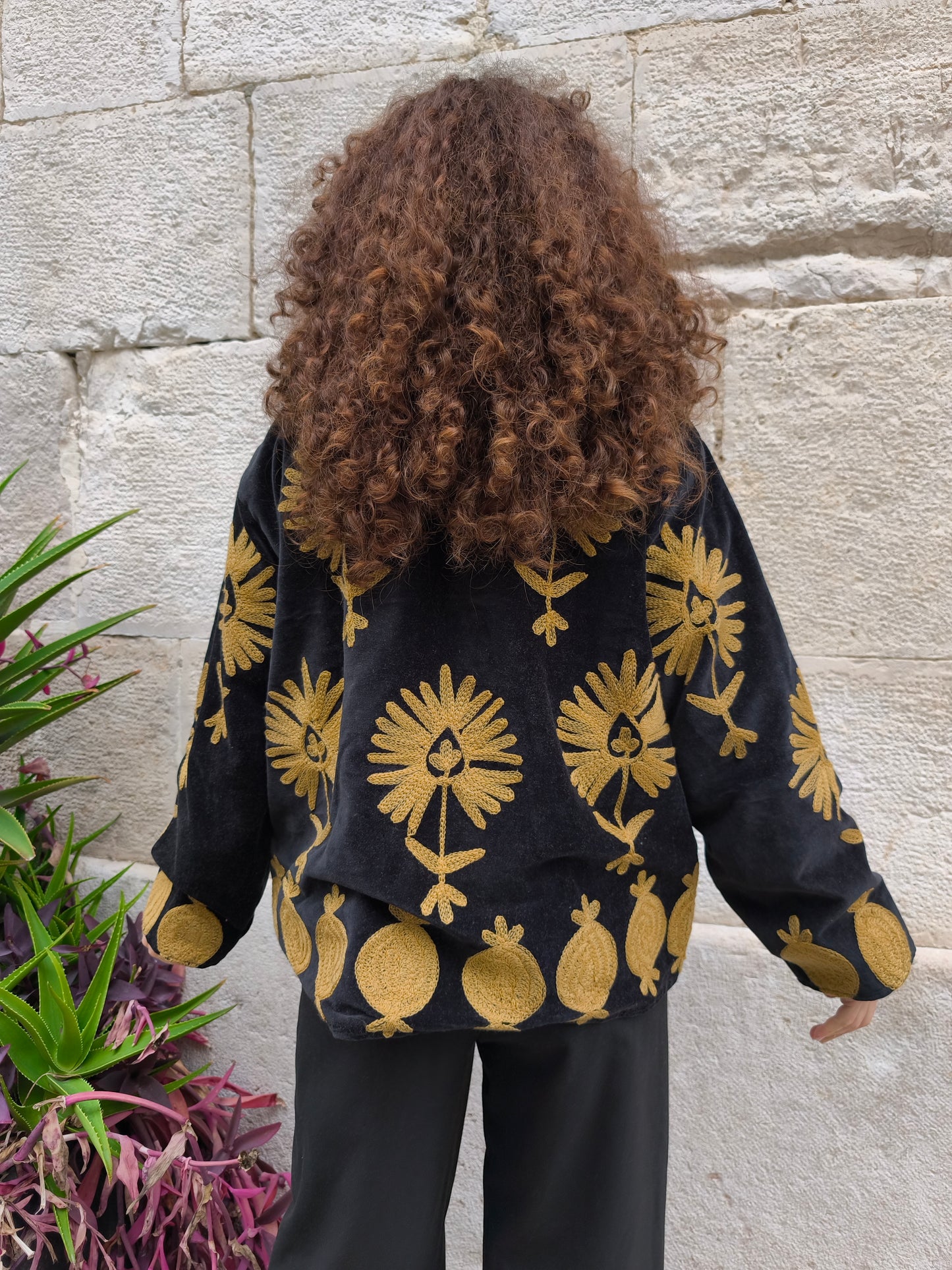 Giacca Velluto Suzani India 23S