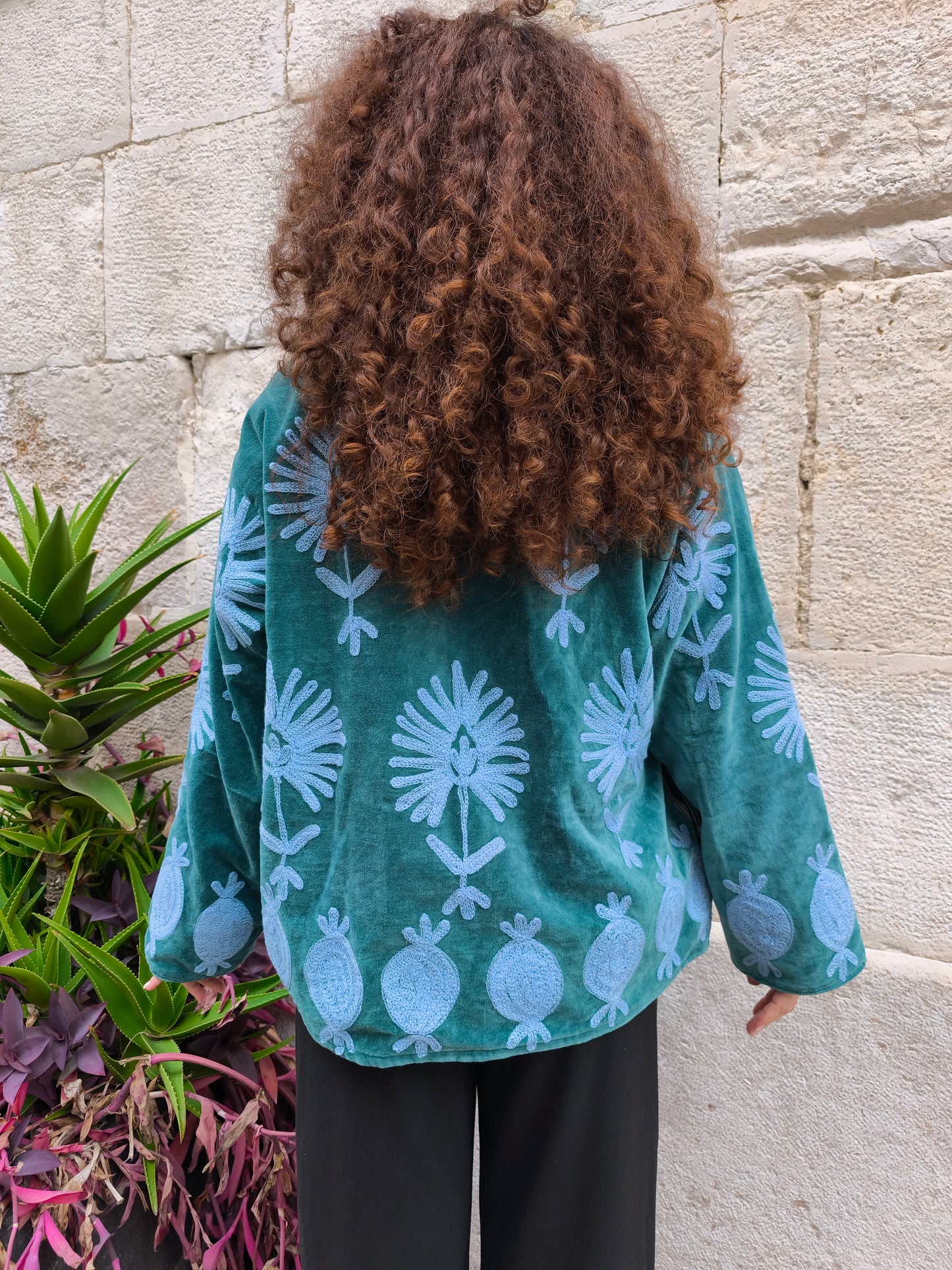 Giacca Velluto Suzani India 24S