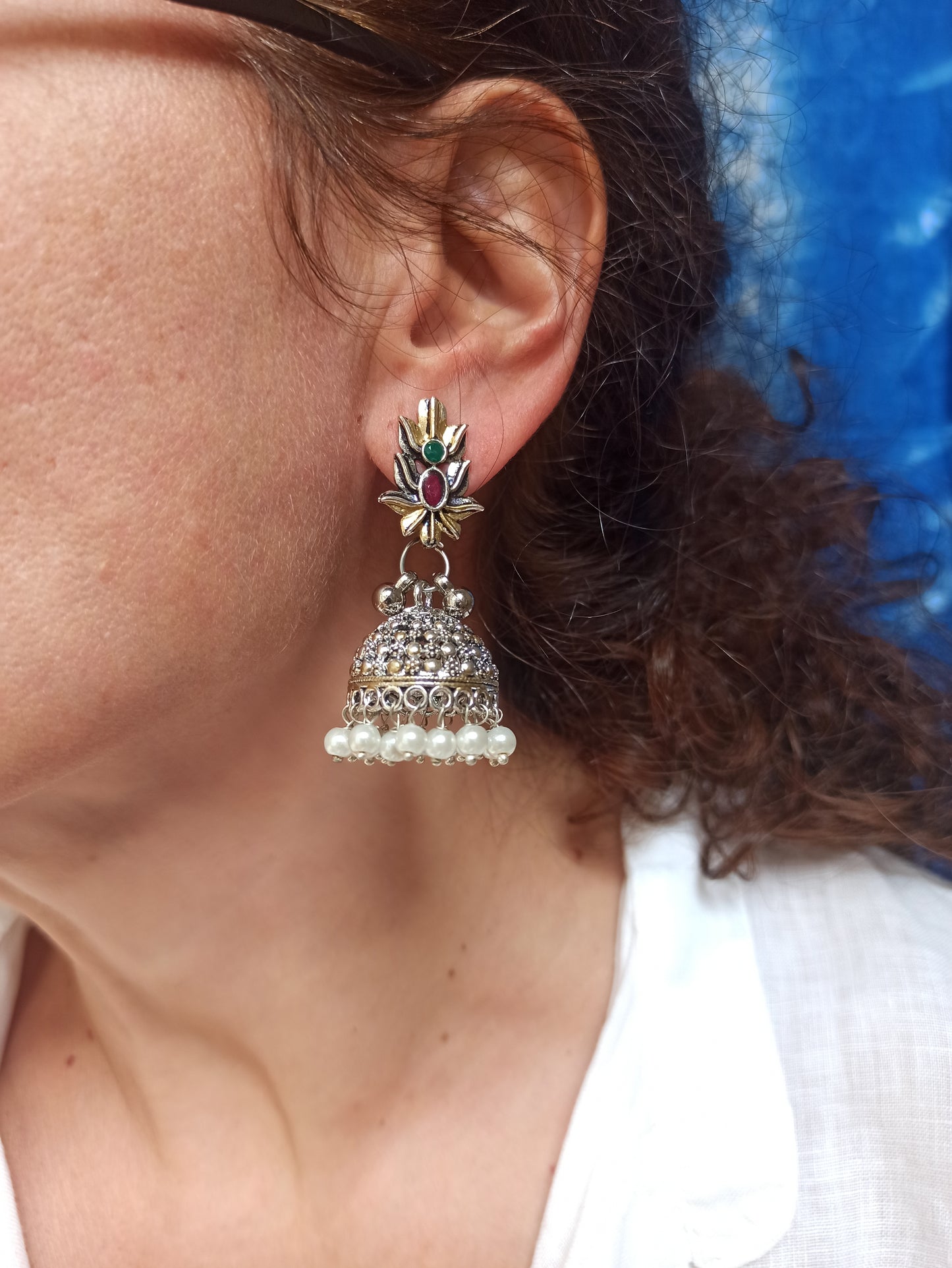 India bell earrings