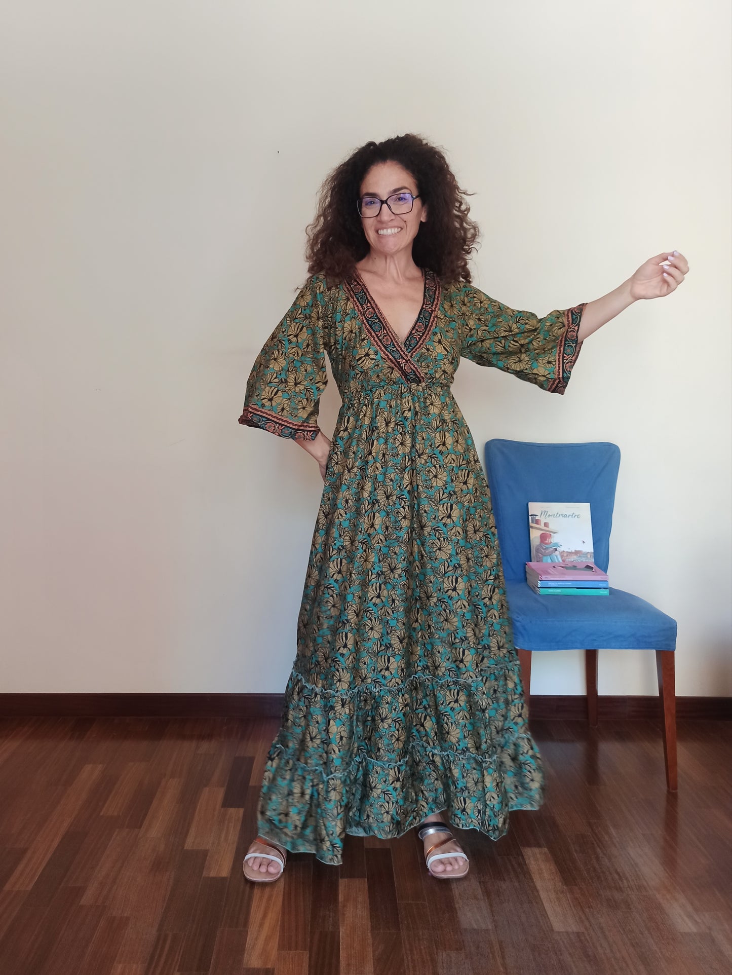 Long dress size L A165