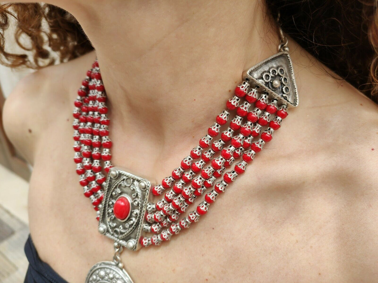 Collana "statement rosso"