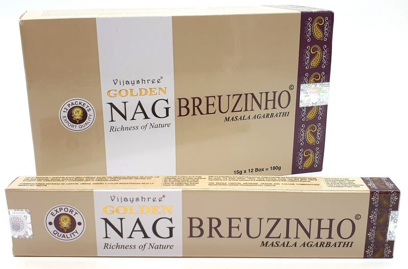 Incense case Golden Nag Breuzinho 15 grams