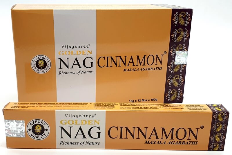 Incense case Golden Nag Cinnamon 15 grams