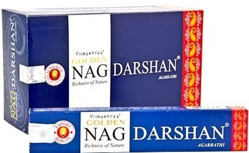 Golden Nag Darshan case incense 15 grams