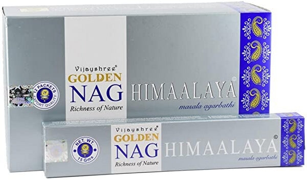Golden Nag Himalaya case incense 15 grams