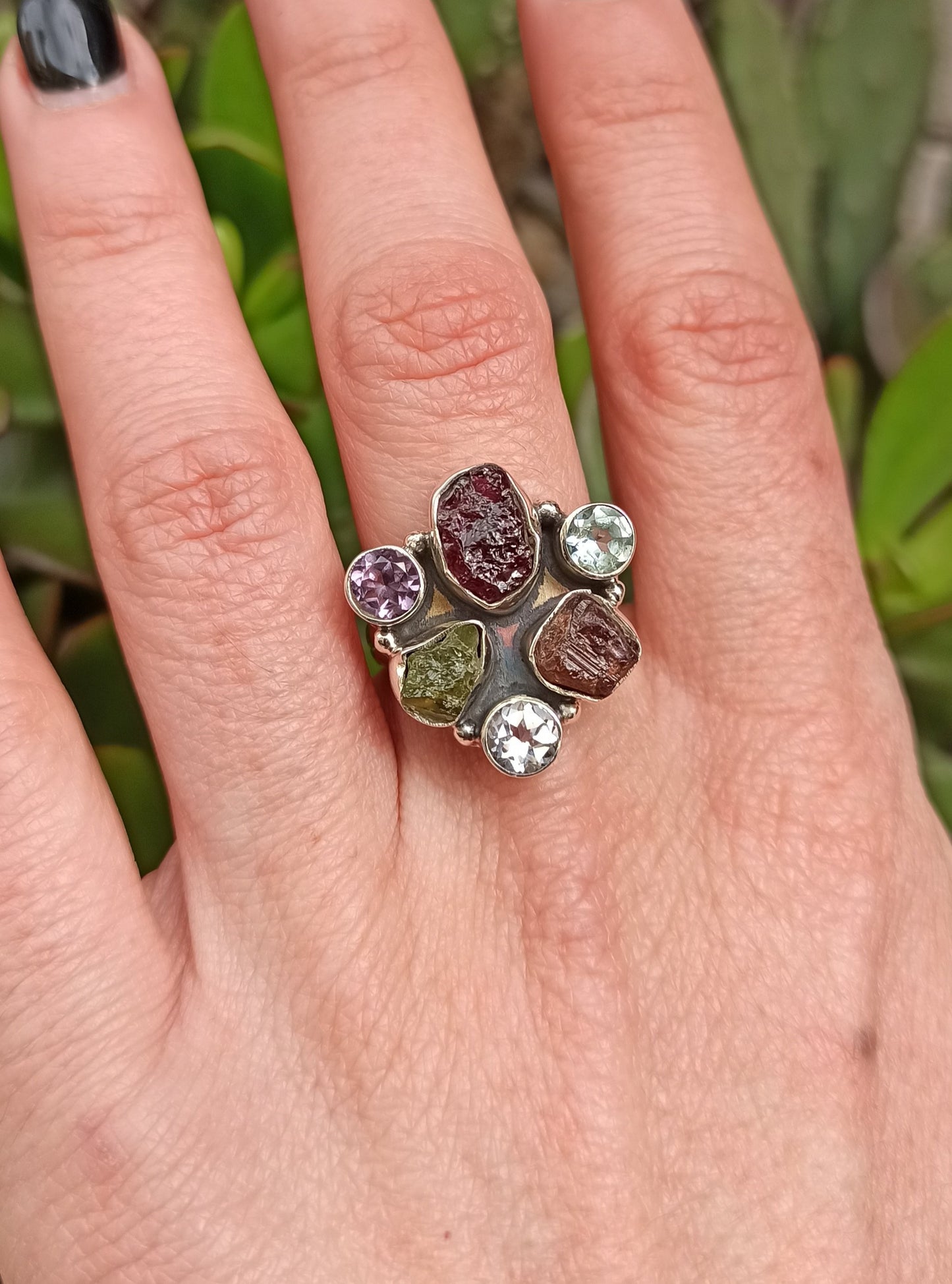 Multi stone ring